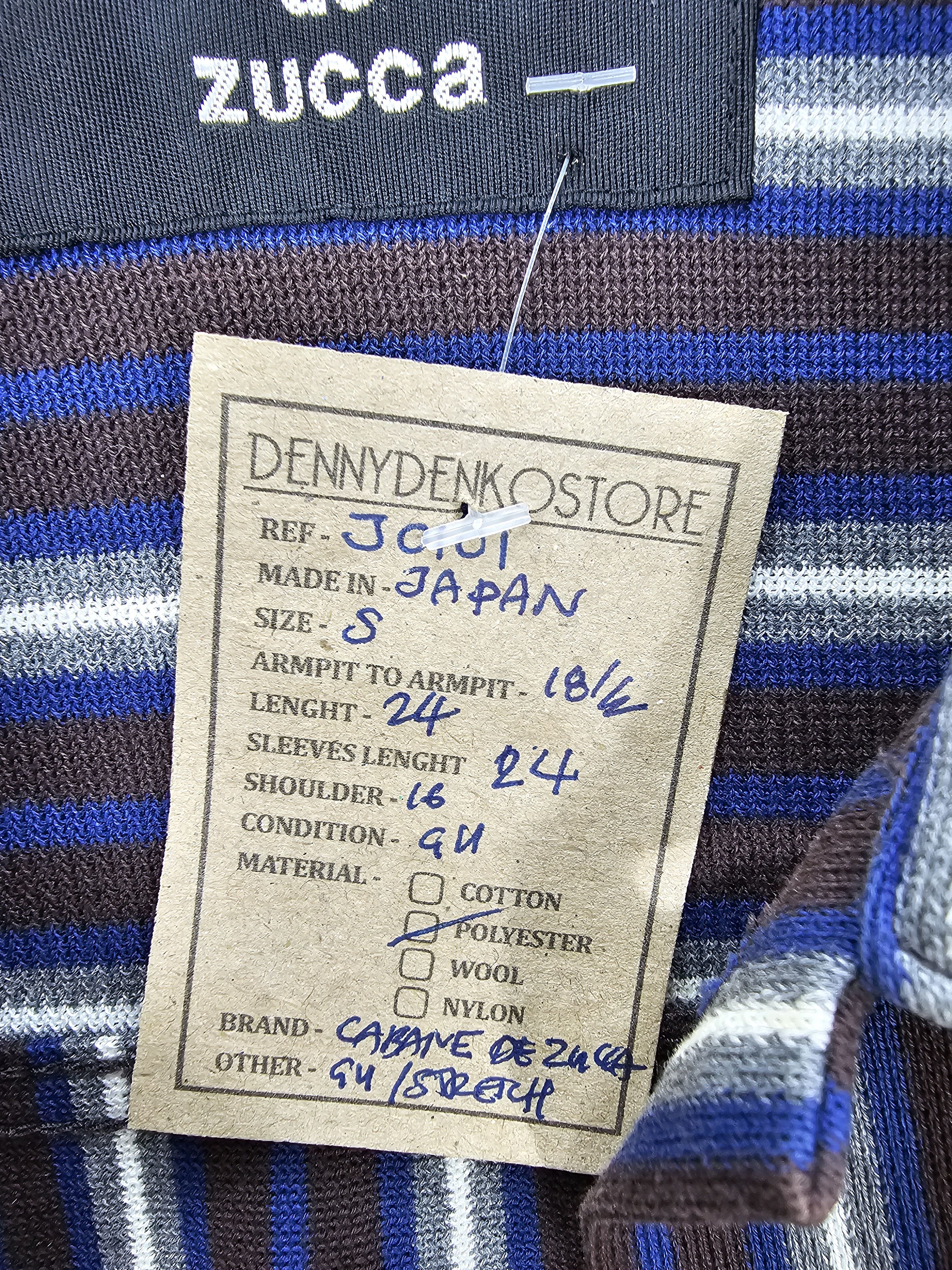 CABANE de ZUCCa Vintage CABANE DE ZUCCA Striped Retro Style Jacket J0101 Size US S / EU 44-46 / 1 - 12 Thumbnail
