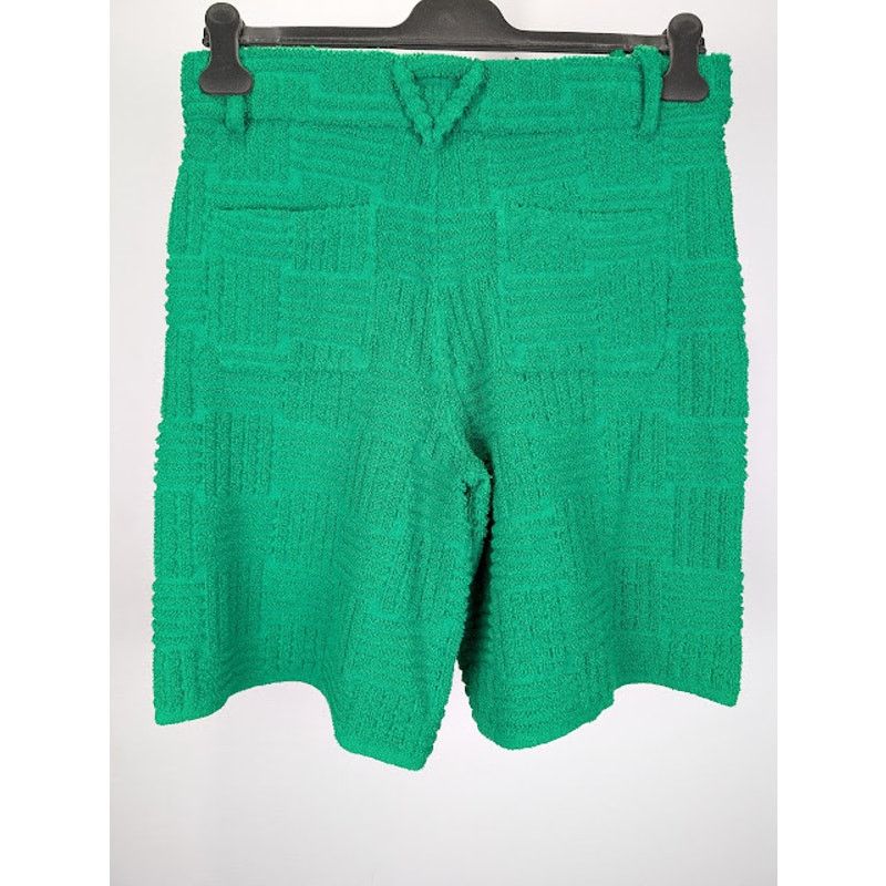 Bottega Veneta o1rshd1 MW Jacquard Towelling Knit Shorts in Parakeet Size US 32 / EU 48 - 10 Thumbnail