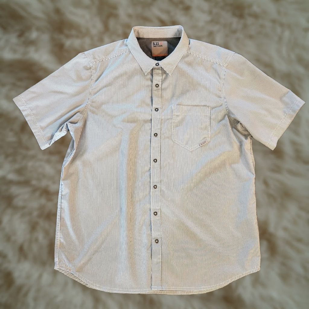 Vintage 5.11 Tactical Snap Shirt Mens Medium Short Sleeve Performance Stretch Check Size US M / EU 48-50 / 2 - 1 Thumbnail