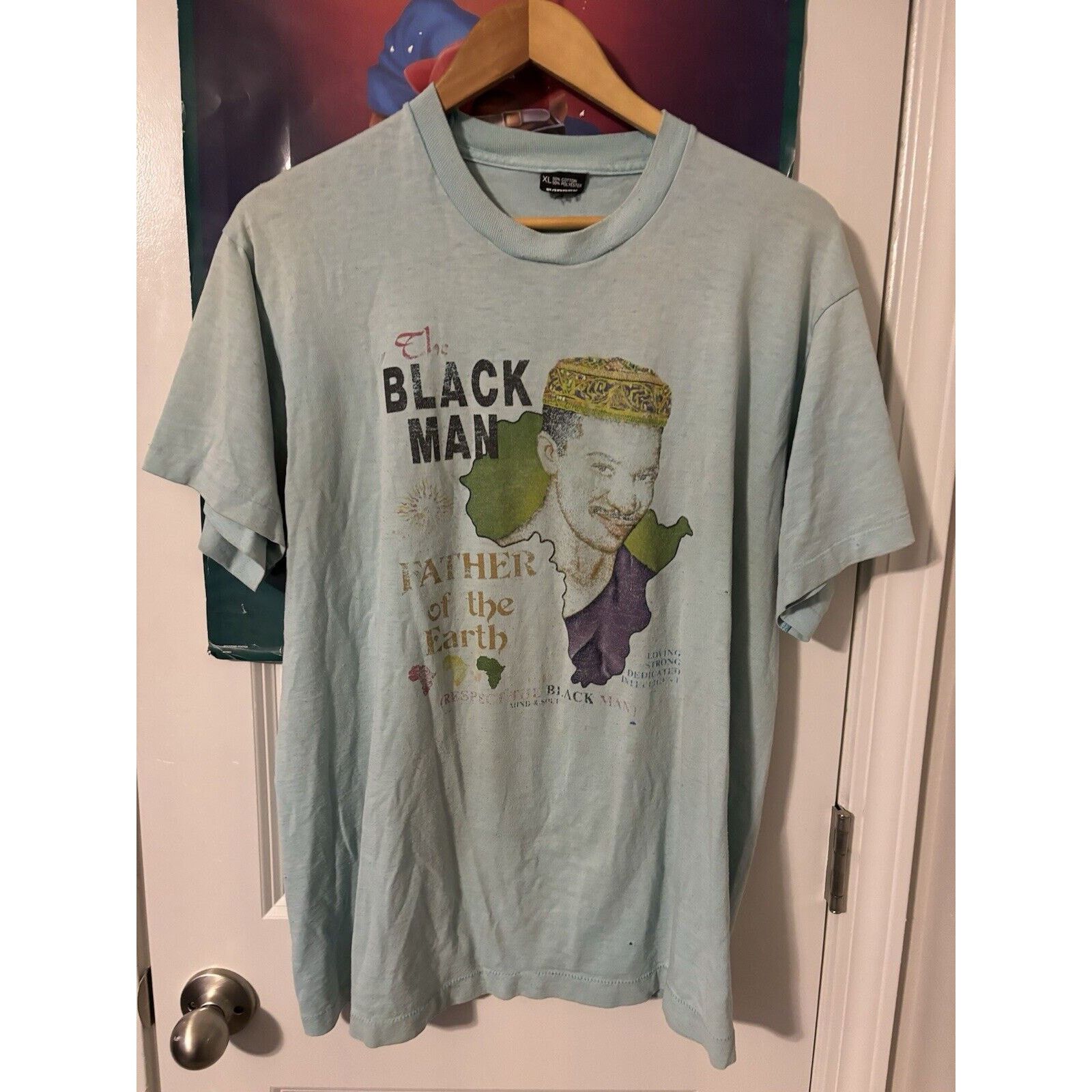 Other Vintage faded distressed the black man blue 90s T-shirt XL Size US XL / EU 56 / 4 - 1 Thumbnail