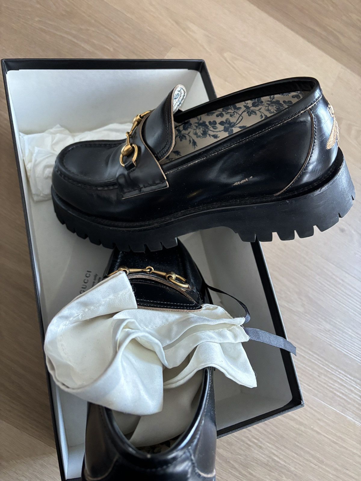 Gucci Gucci black leather horsebit loafers Size US 9.5 / EU 42-43 - 11 Thumbnail
