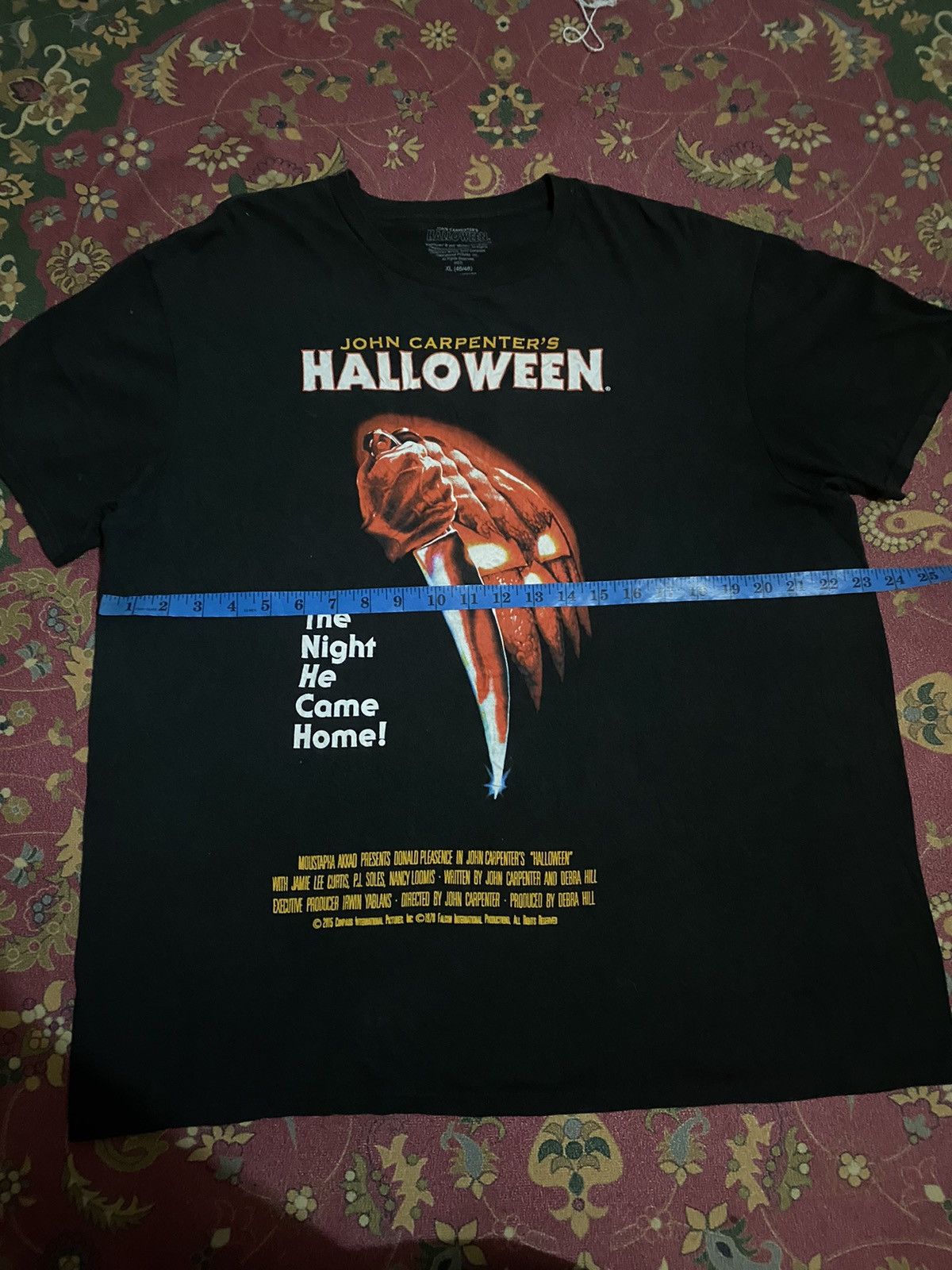 Vintage John Carpenter Halloween Movie Tee Size US XL / EU 56 / 4 - 6 Thumbnail