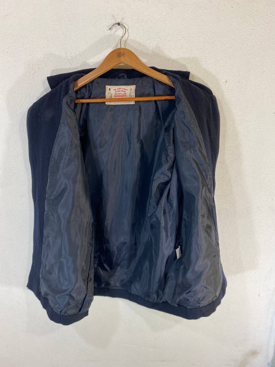 Vintage surplus seminary army and navy extra wear wool jacket Size US L / EU 52-54 / 3 - 4 Thumbnail