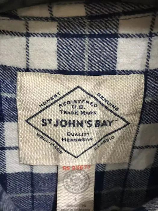 Flannel × Vintage Vintage St Johns Bay Plaid Tartan Flannel Shirt 👕 Size US L / EU 52-54 / 3 - 3 Thumbnail