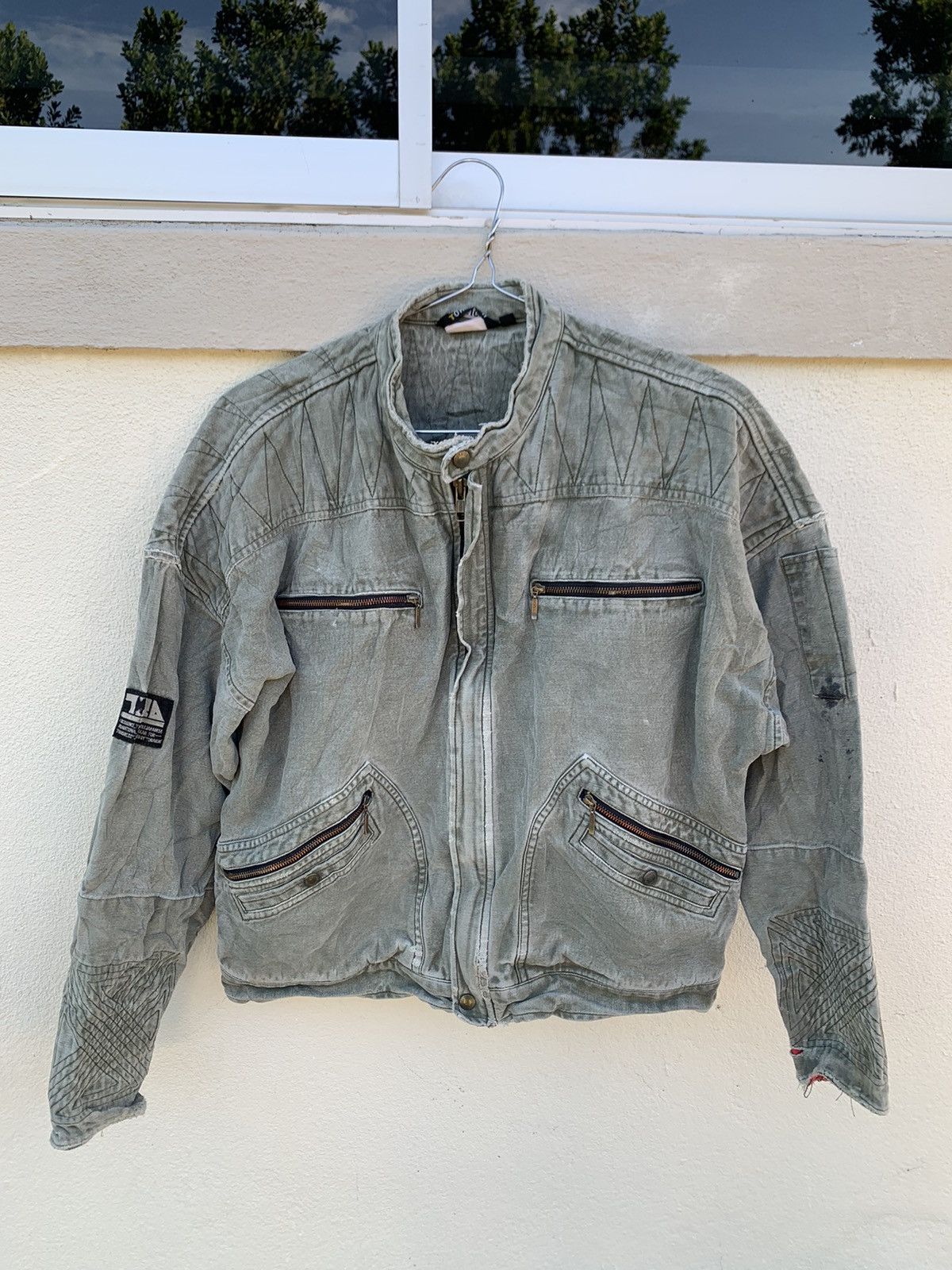 Japanese Brand Distress TORA Toraichi Worker Style Jacket Size US L / EU 52-54 / 3 - 1 Thumbnail
