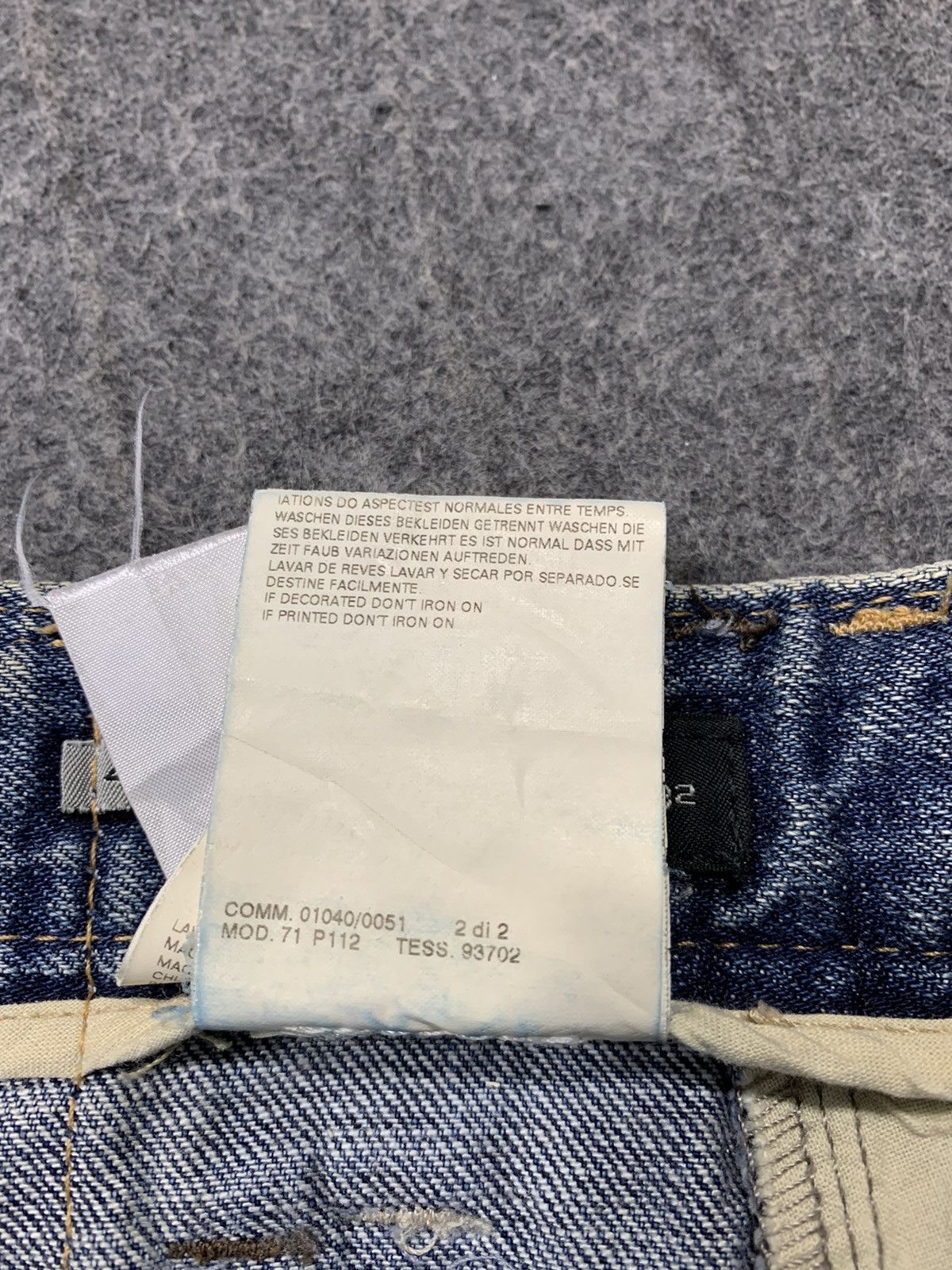 Dsquared2 Rare Dsquared2 DC/DC Denim Jeans Multicolor Hook Waist Size US 31 - 17 Thumbnail