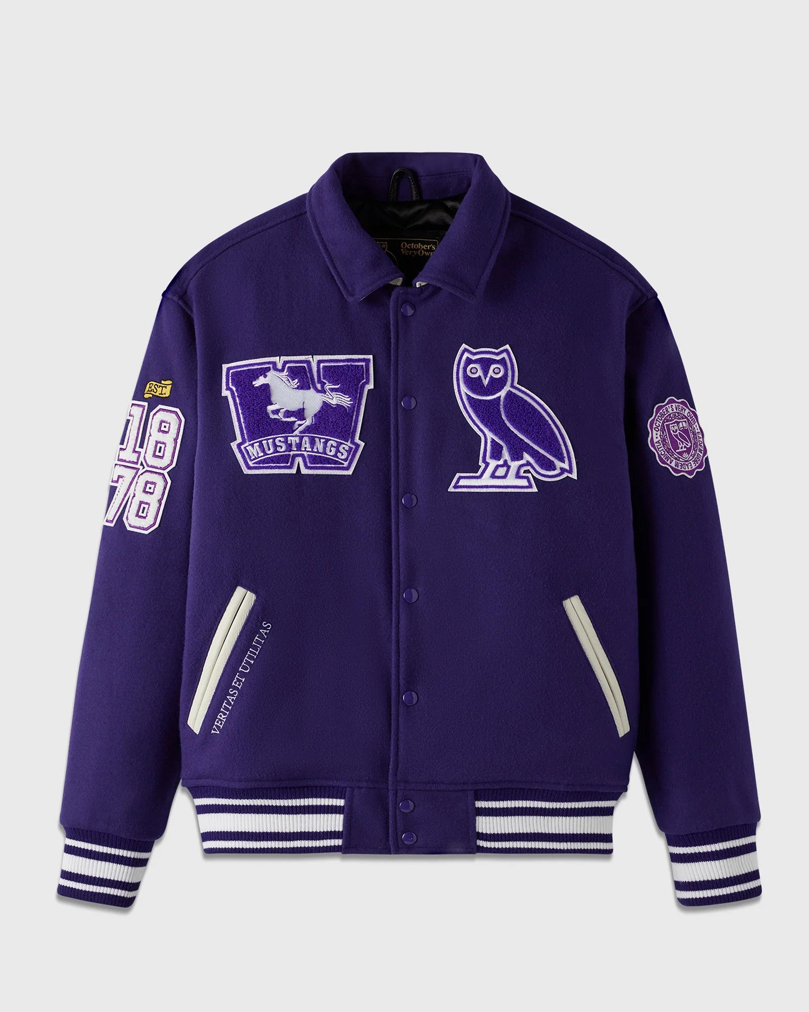 Drake OVO WESTERN UNIVERSITY MUSTANGS CAMPUS VARSITY JACKET Size US XL / EU 56 / 4 - 2 Thumbnail