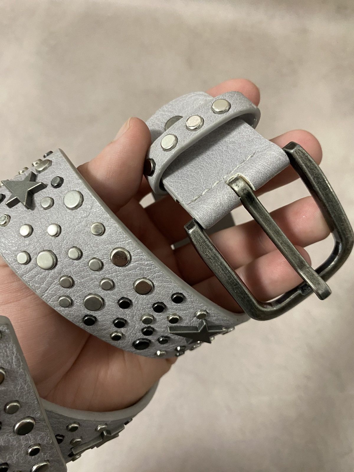 Japanese Brand × Vintage Belt vintage japanese distressed rhinestones simon style Size ONE SIZE - 3 Thumbnail