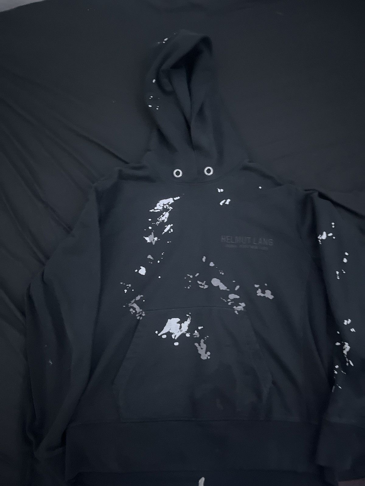 Helmut Lang Helmut Lang paint splatter hoodie Size US XL / EU 56 / 4 - 1 Thumbnail