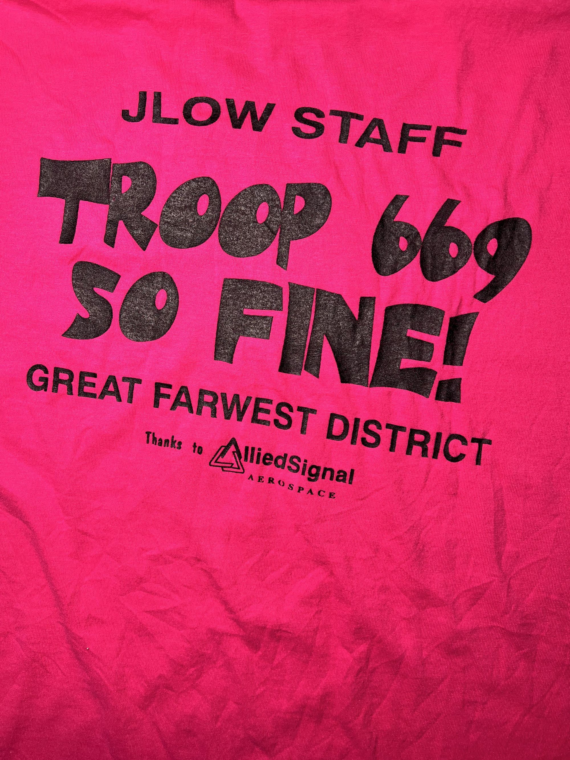 Vintage Vintage Oneita AlliedSignal T-Shirt Pink Short Sleeve XL Size XL / US 12-14 / IT 48-50 - 7 Thumbnail
