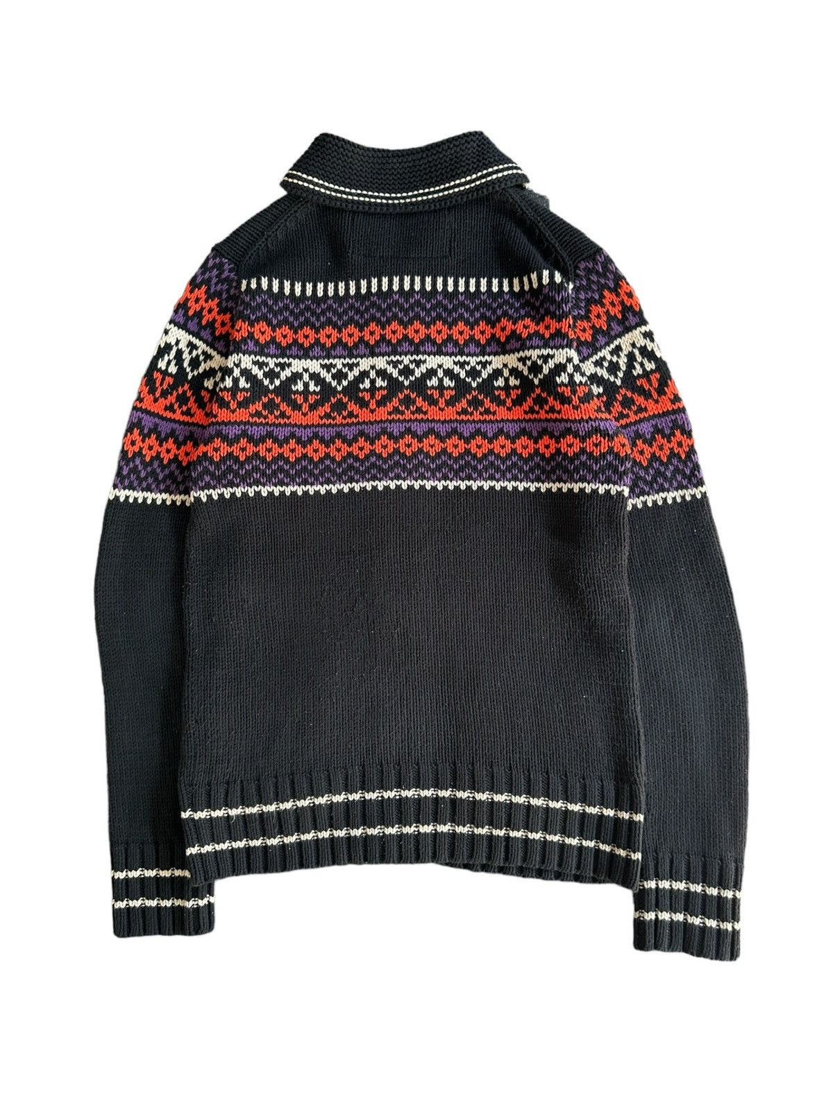 French Connection × Vintage Rare FCUK wool knitted zipper sweater Size US L / EU 52-54 / 3 - 4 Thumbnail