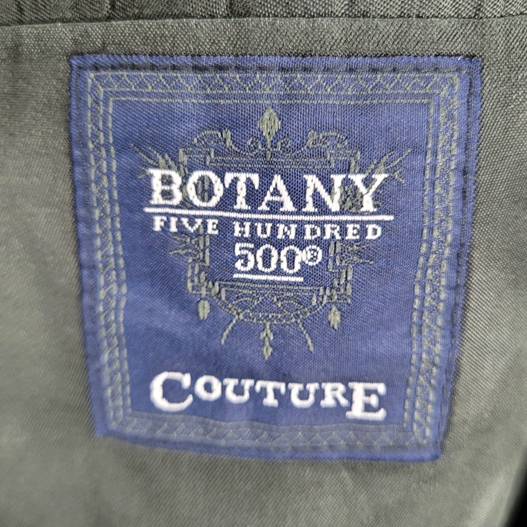 Vintage VINTAGE Botany 500 Couture Grey 2 Button Blazer USA Made Size 44 PTR Size 44R - 3 Thumbnail
