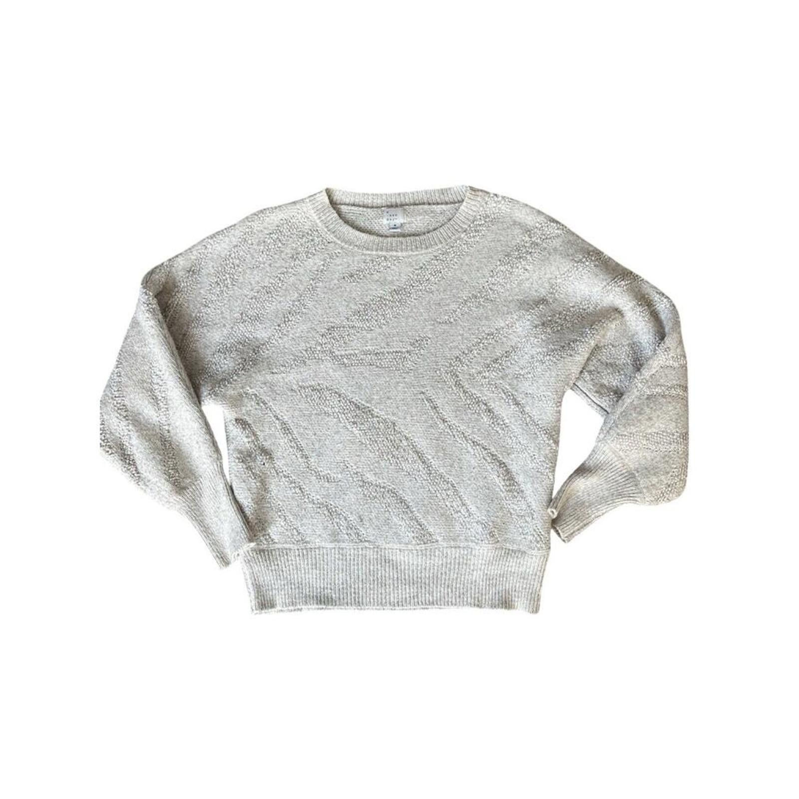Other Cozy Women's Sweater - Soft Textured Knit Pullover Size M / US 6-8 / IT 42-44 - 2 Thumbnail