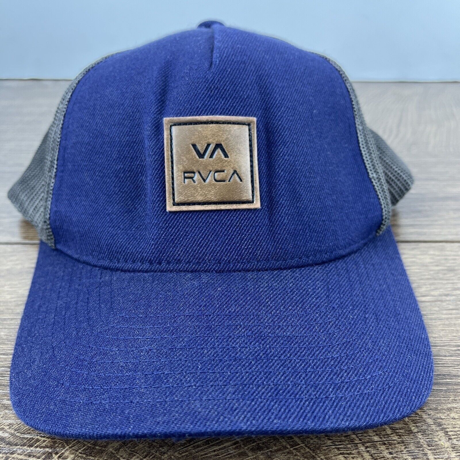 RVCA RVCA Snapback Hat Blue Hat Adjustable Adult Size Hat Cap Size ONE SIZE - 4 Thumbnail