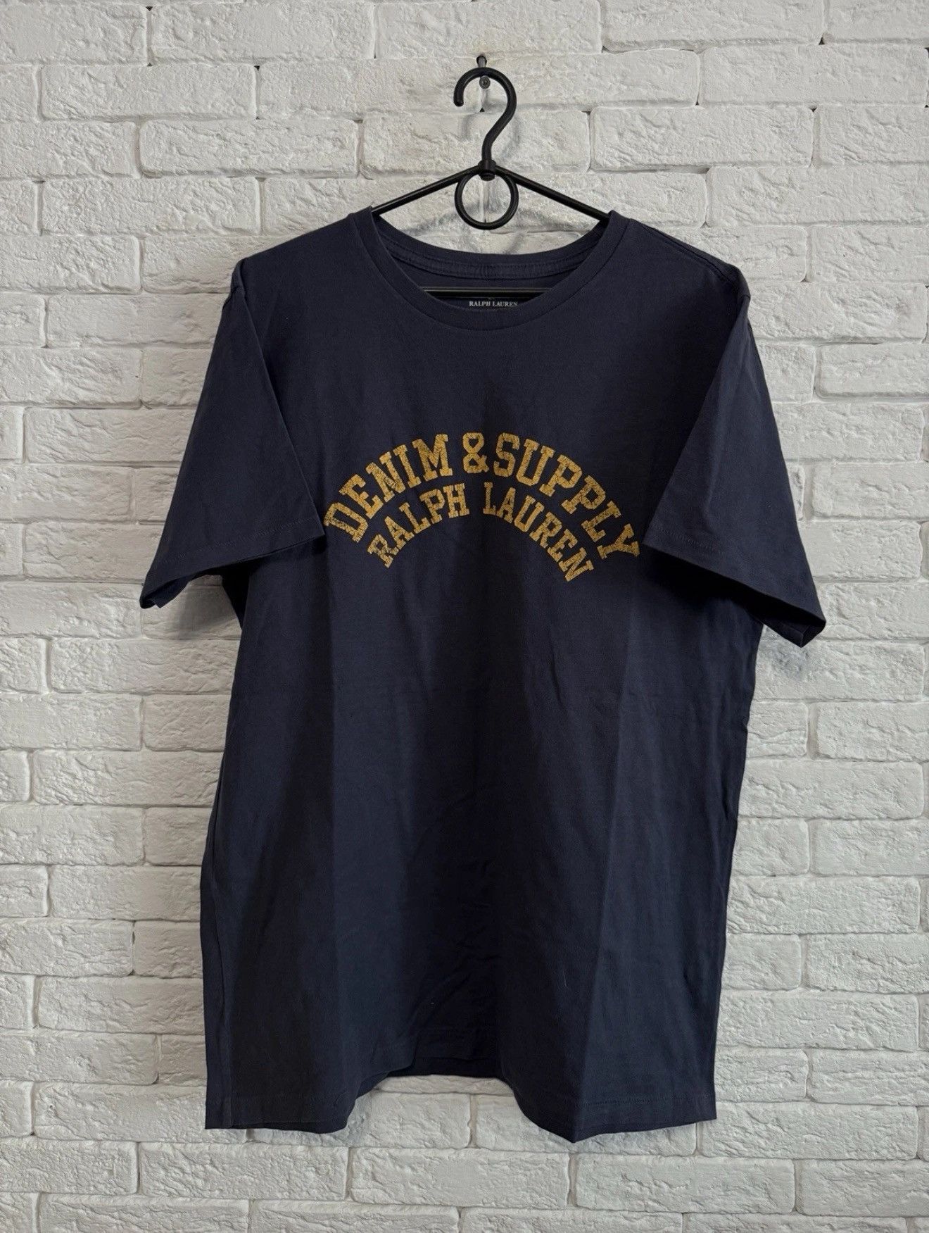 Denim & Supply Ralph Lauren Ralph Lauren Denim And Supply Tshirt Huge Logo Sz L Size US L / EU 52-54 / 3 - 1 Thumbnail