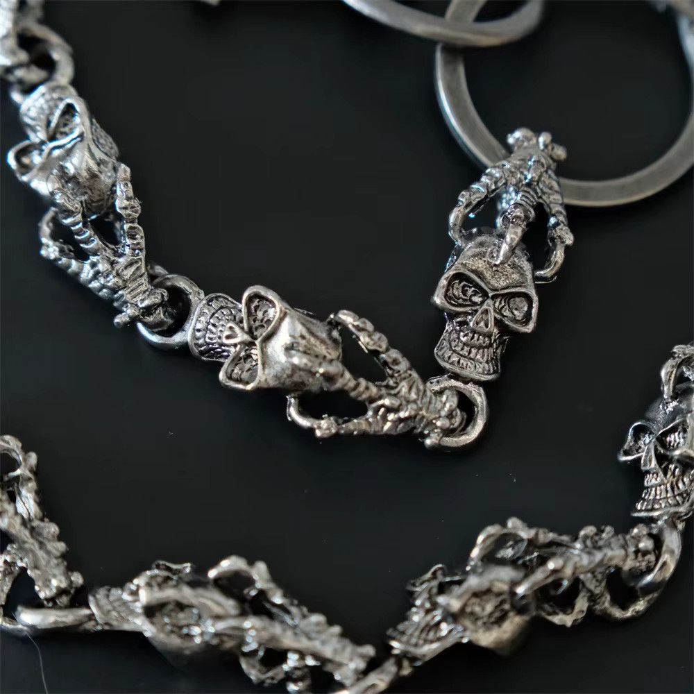 Japanese Brand × Vintage Punk Flying Eagle Skull Chain – Y2K Disco Waist Accessory Size ONE SIZE - 4 Thumbnail