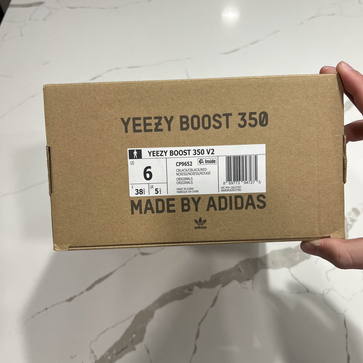 Adidas Kanye West Adidas Yeezy Boost 350 V2 Zebra Size 6 SHOE BOX ONLY Grailed