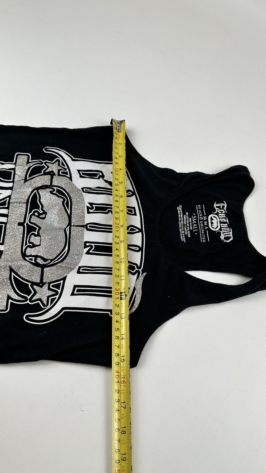 Ecko Unltd. × Vintage Ecko UNLTD Black Y2K Big Logo Tank Top Size S / US 4 / IT 40 - 8 Thumbnail