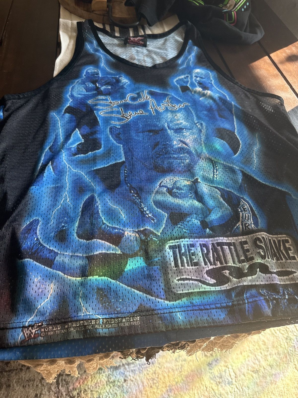 WWF WWF Stone Cold Steve Austin Tank Size US L / EU 52-54 / 3 - 3 Thumbnail