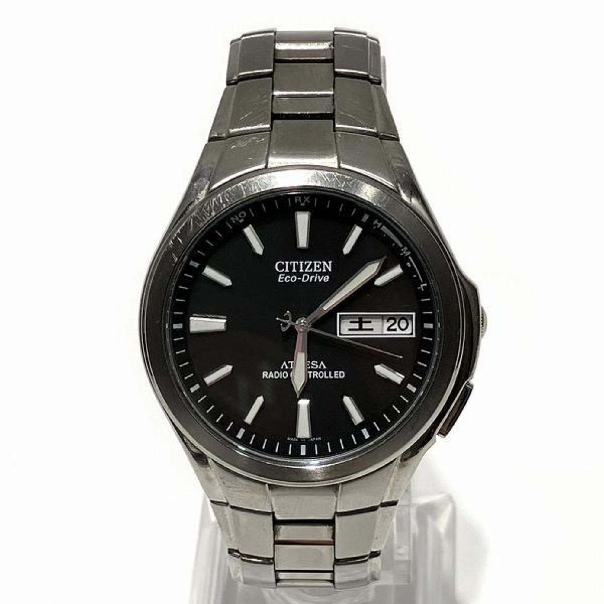 image of Citizen Attesa Eco-Drive H100-T010431 Radio Solar Watch Men's in Black