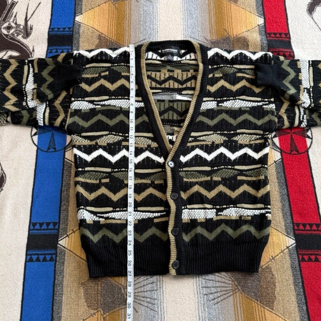 Vintage VINTAGE Expressions Cardigan Men’s 90s Sweater Size L Black Long Sleeve Knit Casual Business Workwear Size US L / EU 52-54 / 3 - 7 Thumbnail