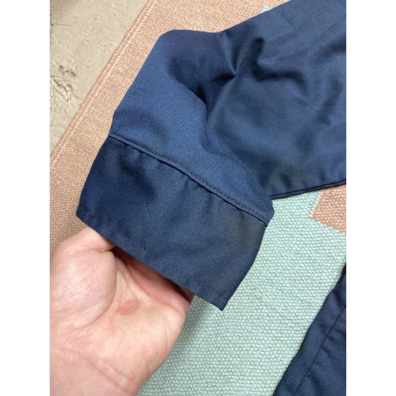 Vintage VINTAGE ToppMaster Jacket Work Blue 44 Mens Zip 3 Pocket 60s Talon Size US S / EU 44-46 / 1 - 4 Thumbnail