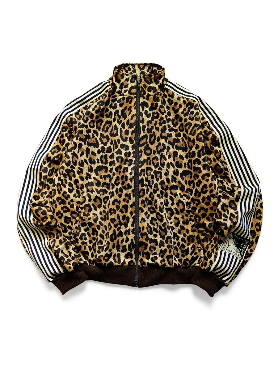 Kapital Kapital Smooth Jersey Leopard Stuntman & Woman Track Jacket Size US XL / EU 56 / 4 - 2 Thumbnail