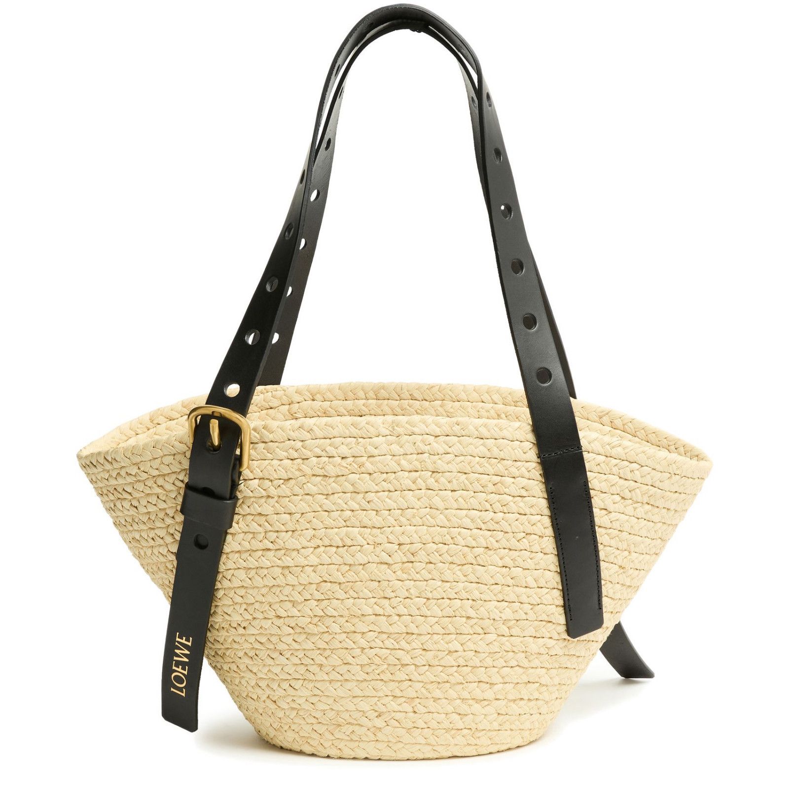 Loewe LOEWE Punch Small Natural Raffia Tote Bag New & Authentic Size ONE SIZE - 1 Thumbnail