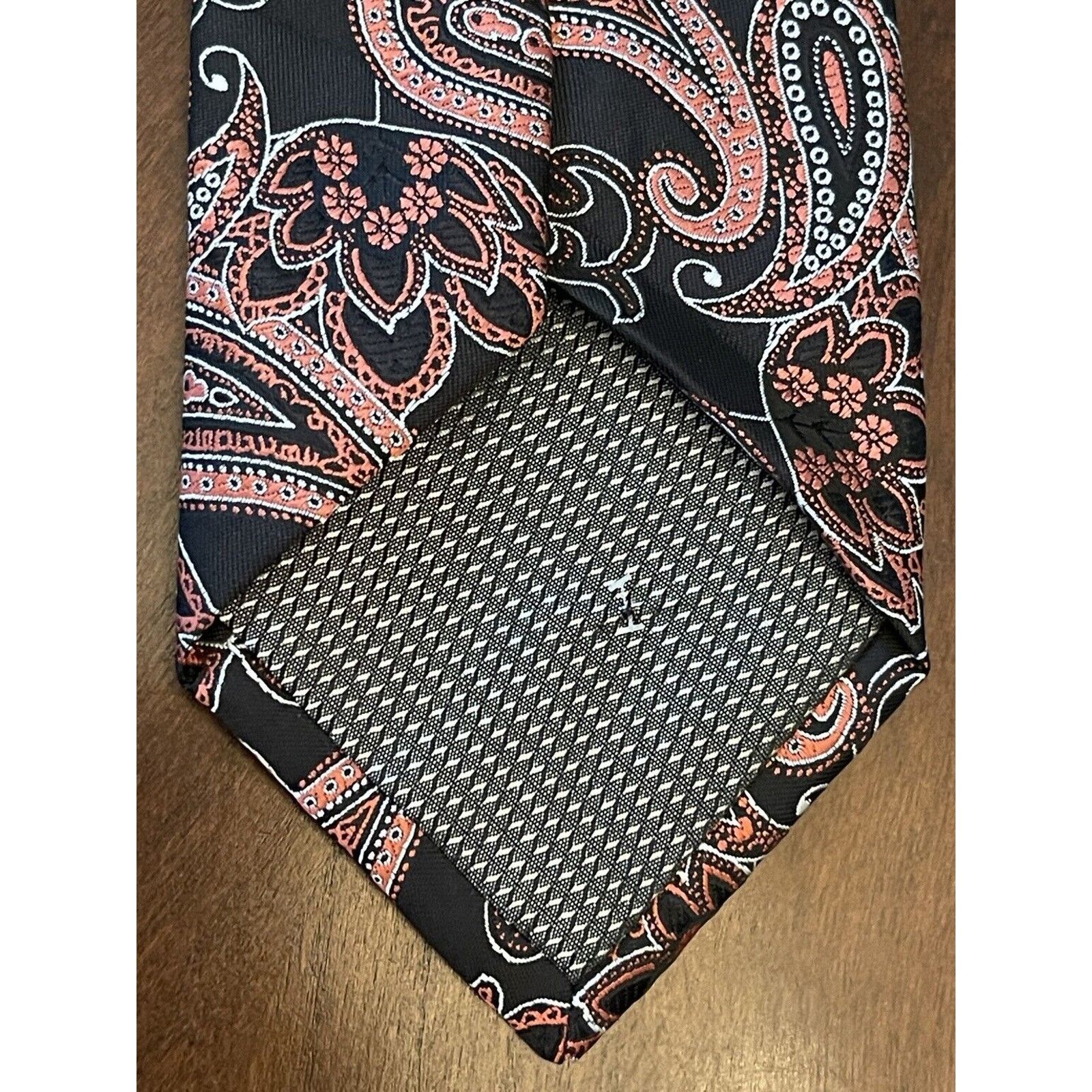 Other Ziggurat Orange Black Hand Made 100% Polyester Made In China Size ONE SIZE - 2 Thumbnail
