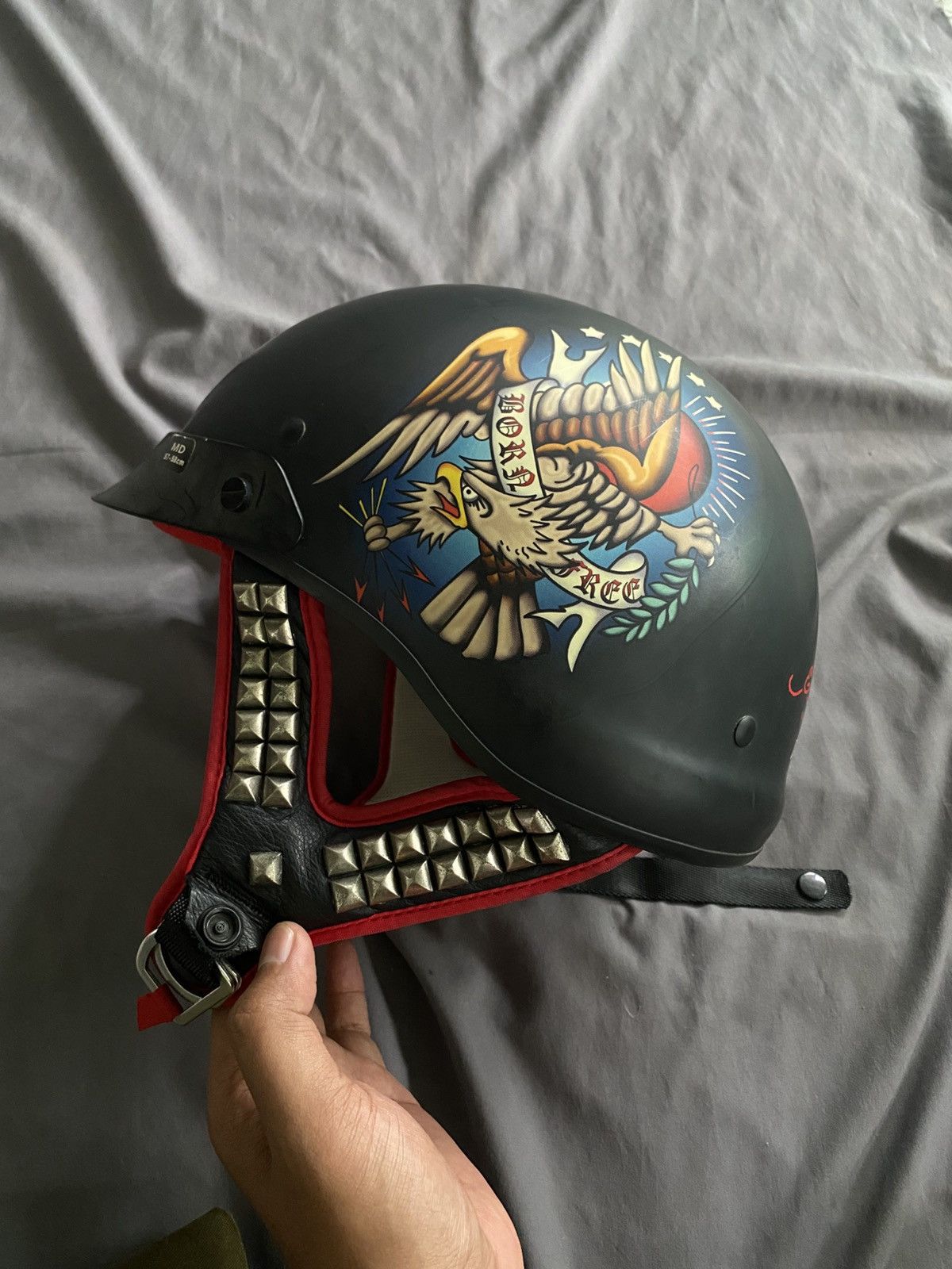Ed Hardy KBC Helmet x Ed Hardy Design DOT Helmet Motor Size ONE SIZE - 1 Thumbnail