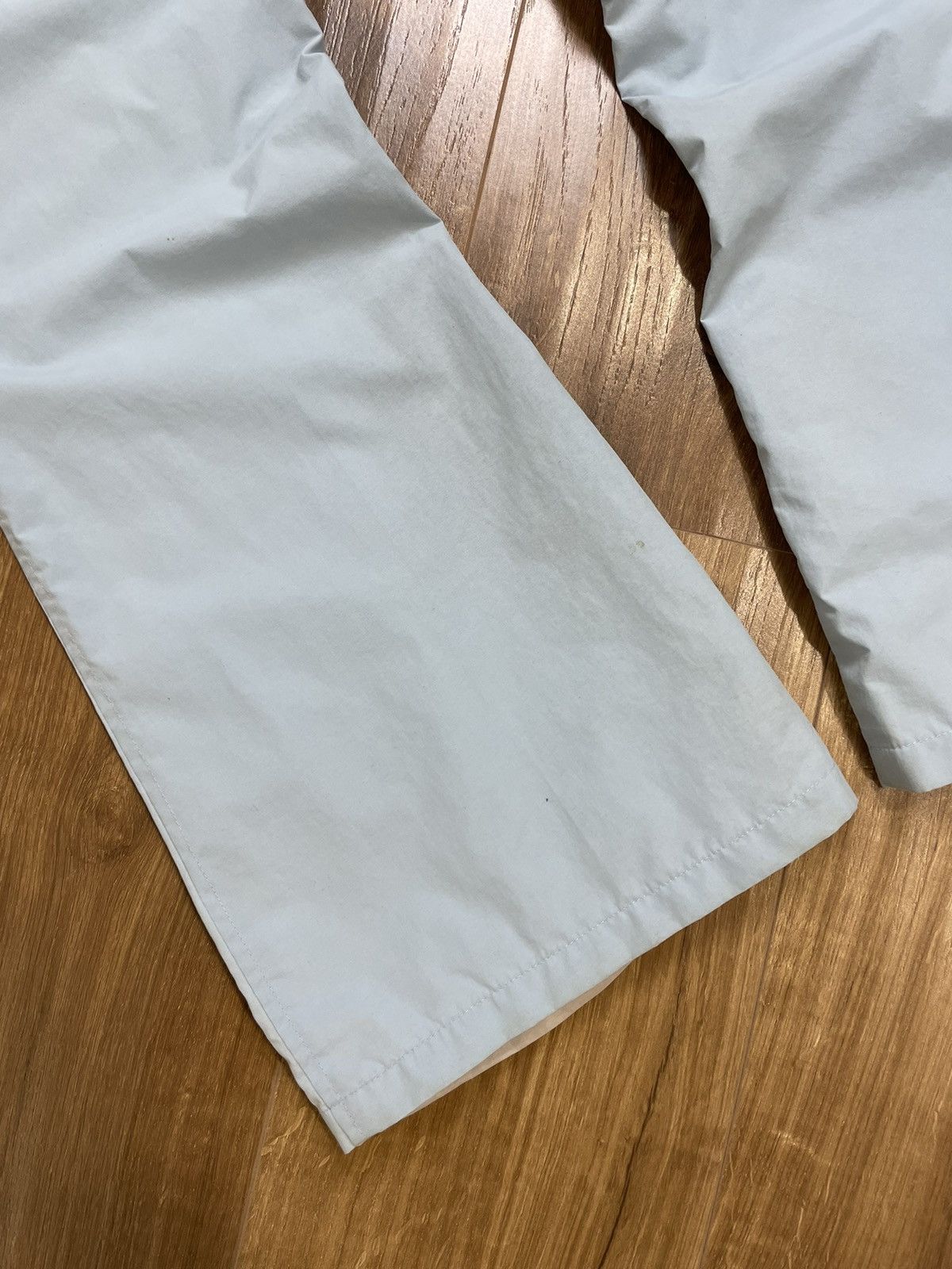 Nike × Vintage Vintage Nike 90’s Y2K Style Nylon Drill Blue Track Pants Size 27" / US 4 / IT 40 - 14 Thumbnail