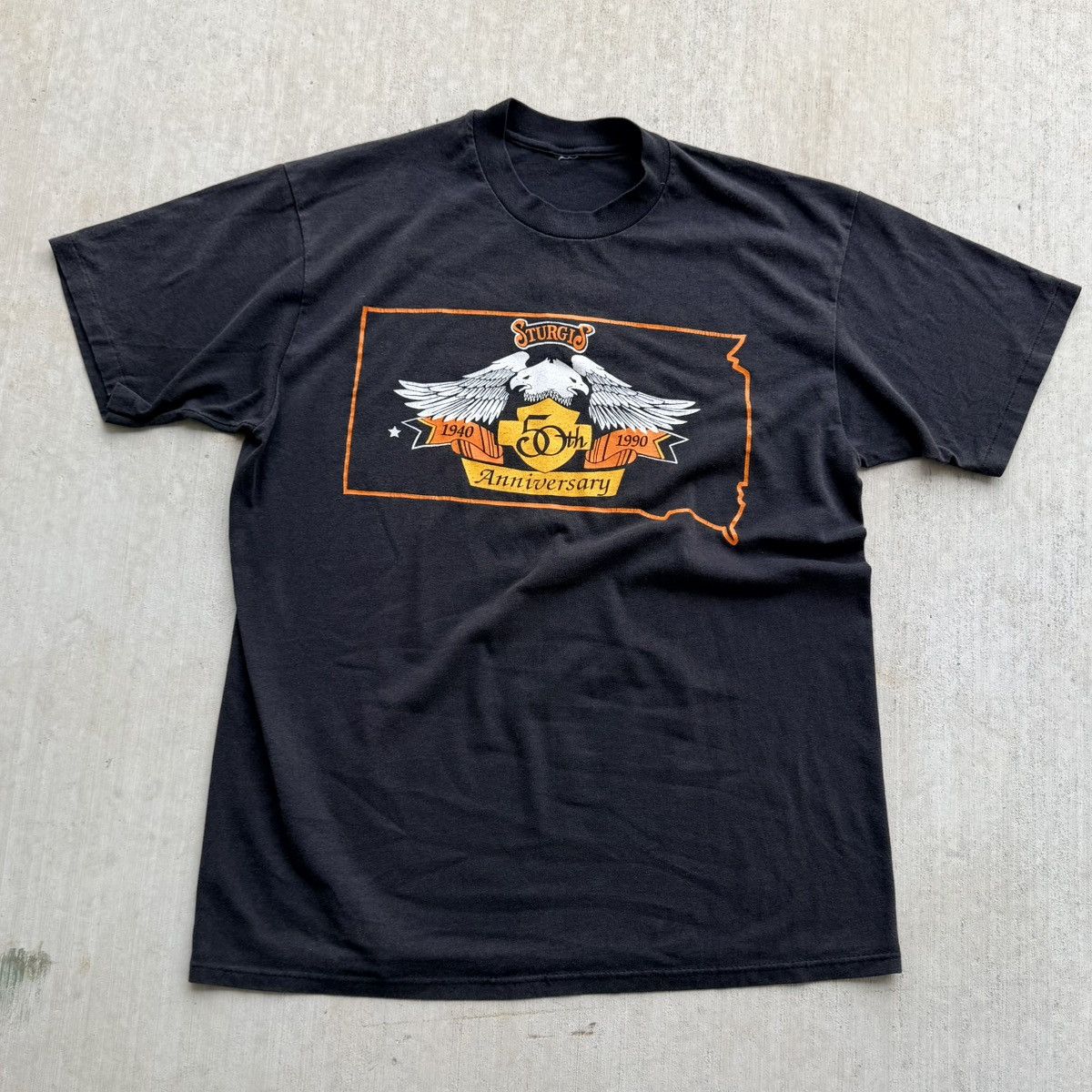 Vintage Vintage Sturgis T Shirt 50th Anniversary Single Stitch Funny Size US L / EU 52-54 / 3 - 1 Thumbnail