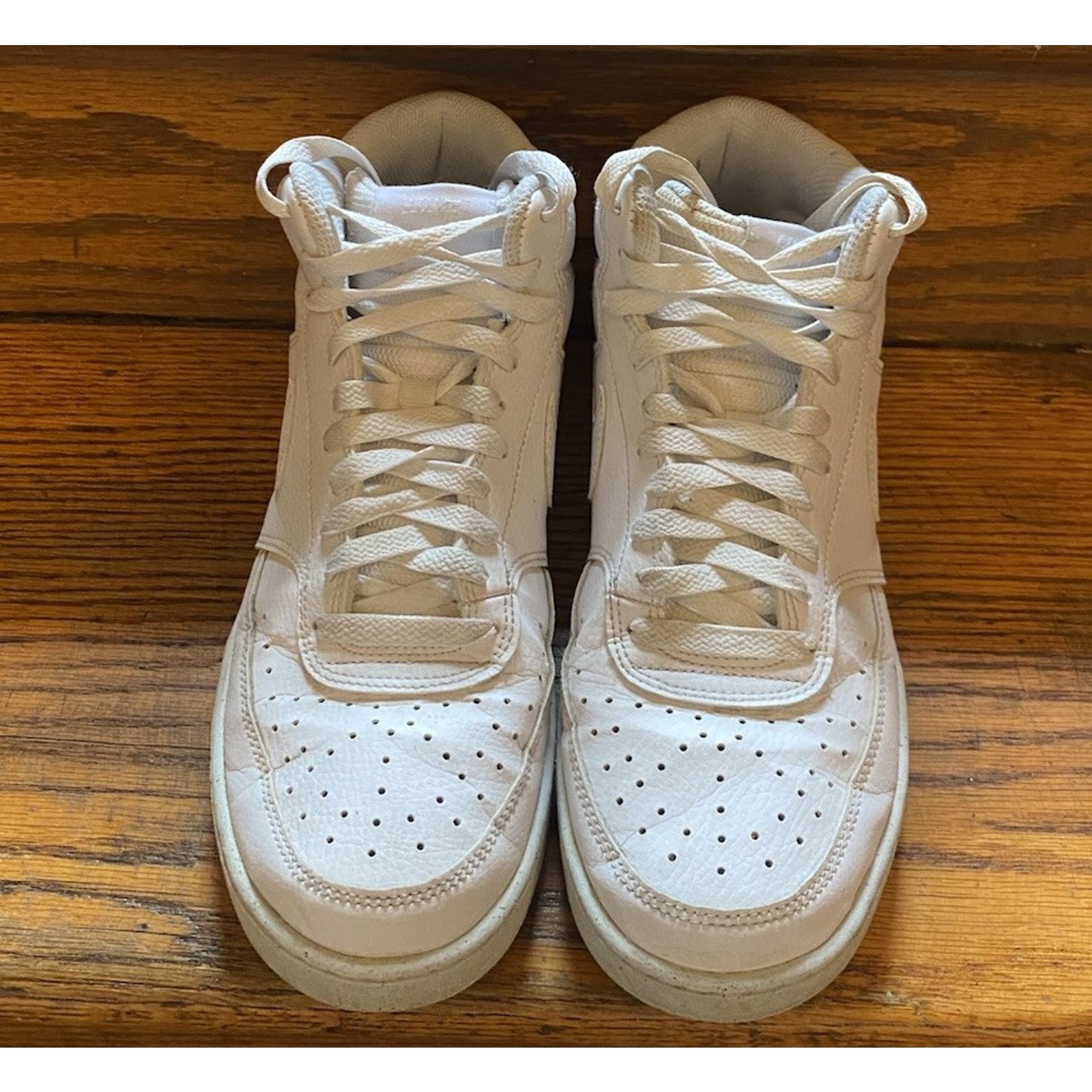 Nike Men’s Nike Court Vision Mid White Basketball Sports 8.5 Size US 8.5 / EU 41-42 - 2 Thumbnail