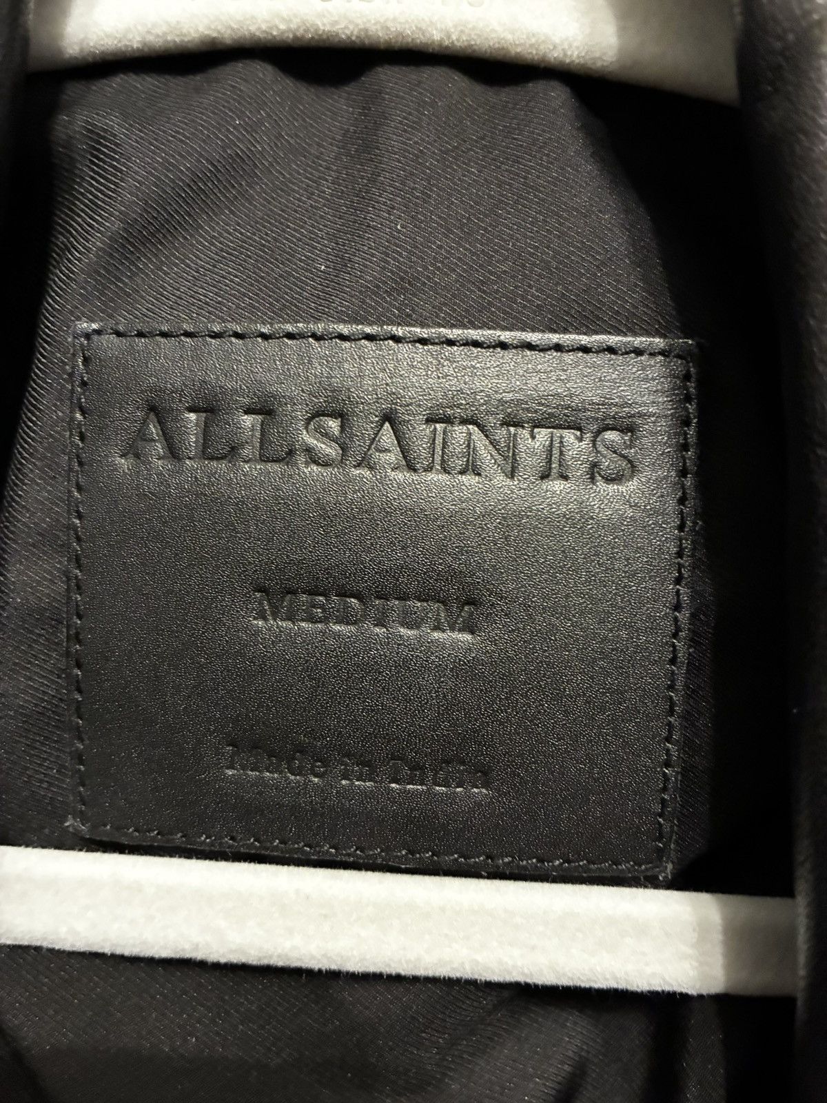 Allsaints All Saints leather biker jacket Size US M / EU 48-50 / 2 - 7 Thumbnail