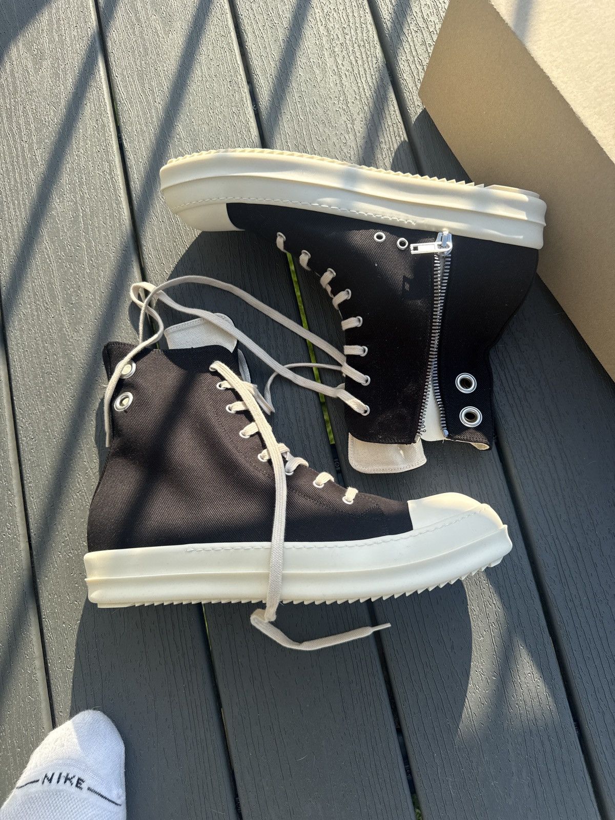 Rick Owens Rick Owen DRK Shadow Size US 13 / EU 46 - 1 Thumbnail