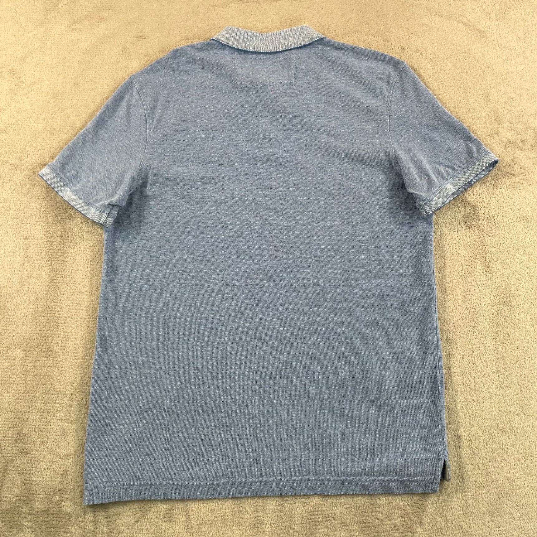 Banana Republic Banana Republic Polo Shirt Men L Blue Birdseye Organic NWOT Pique Casual Classic Fit Short Sleeve Shirt Mens Size US L / EU 52-54 / 3 - 4 Thumbnail