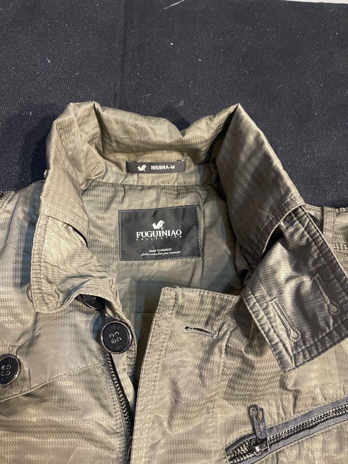 Japanese Brand × Vintage FUGUINIAO FULLZIPPER AND BUTTON JACKET Size US M / EU 48-50 / 2 - 6 Thumbnail