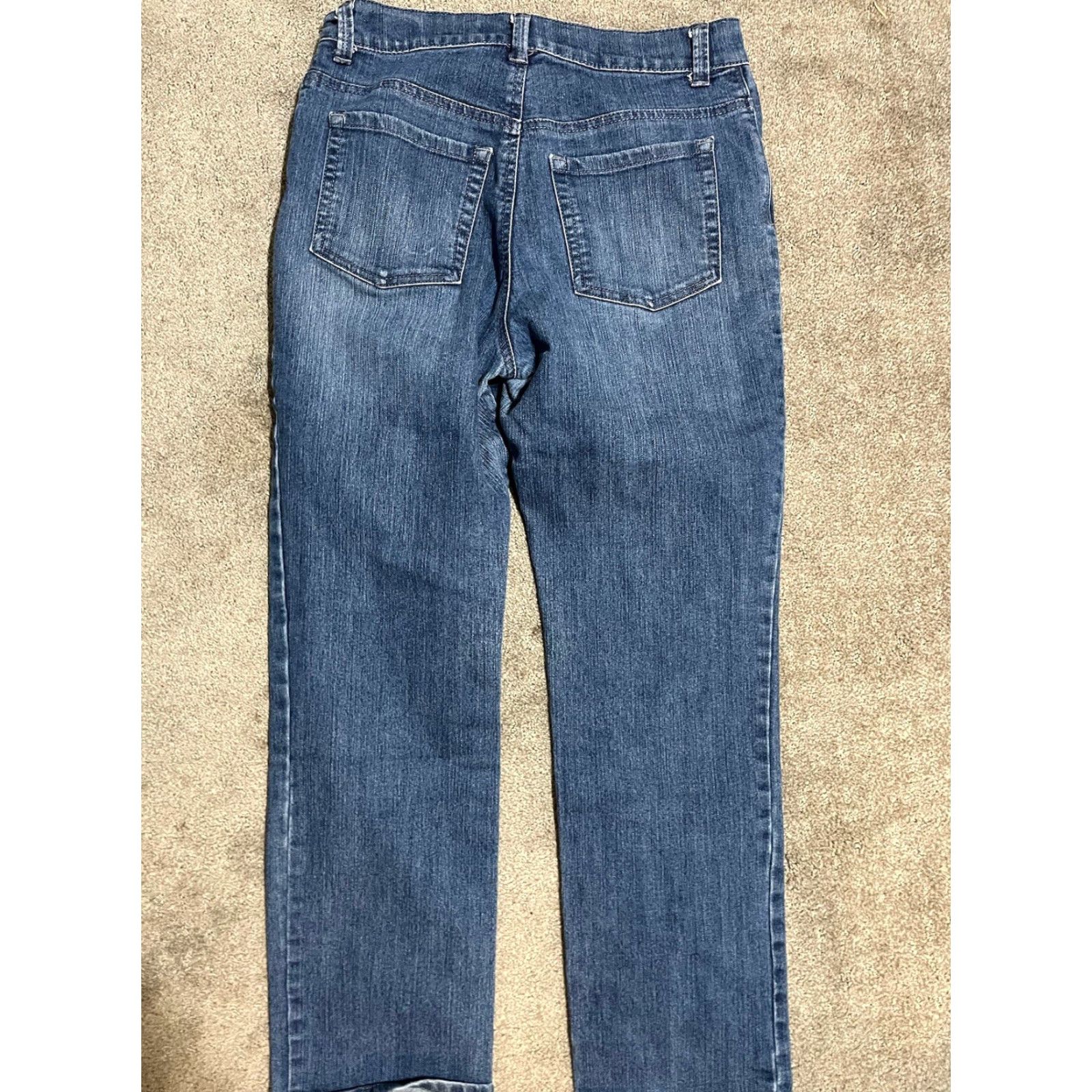 Gloria Vanderbilt Gloria Vanderbilt Amanda Jeans Women's 8P Petite Blue Denim Tapered Stretch 27in Inseam 90s American Logo Womens Size 30" / US 8 / IT 44 - 3 Thumbnail