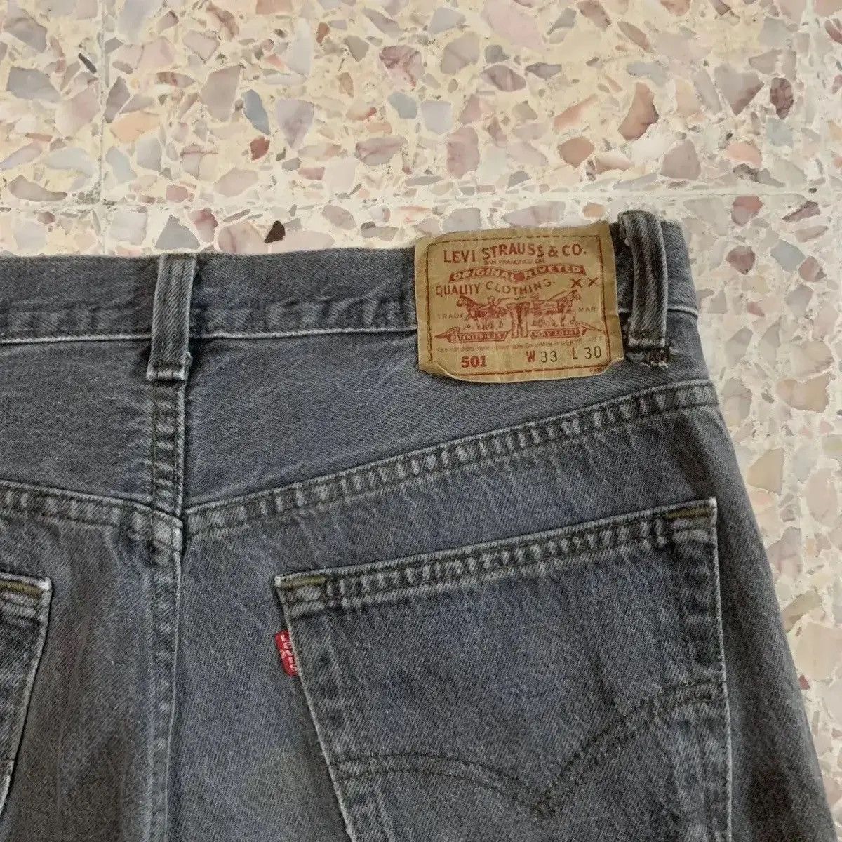 Levi's 1990’s Vintage Levi’s 501 Jeans Rugged Denim Levis Pants W30 Size US 30 / EU 46 - 11 Thumbnail