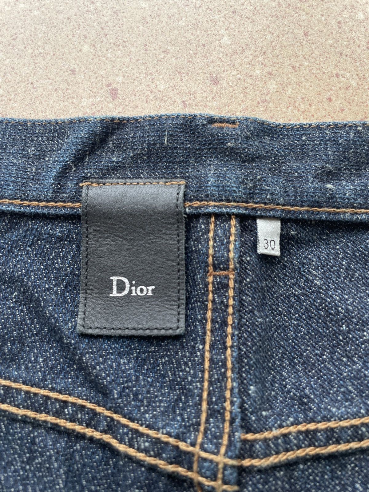 Dior Dior Homme Raw Denim Indigo Slim Jeans by Kris Van Assche Size US 30 / EU 46 - 10 Thumbnail