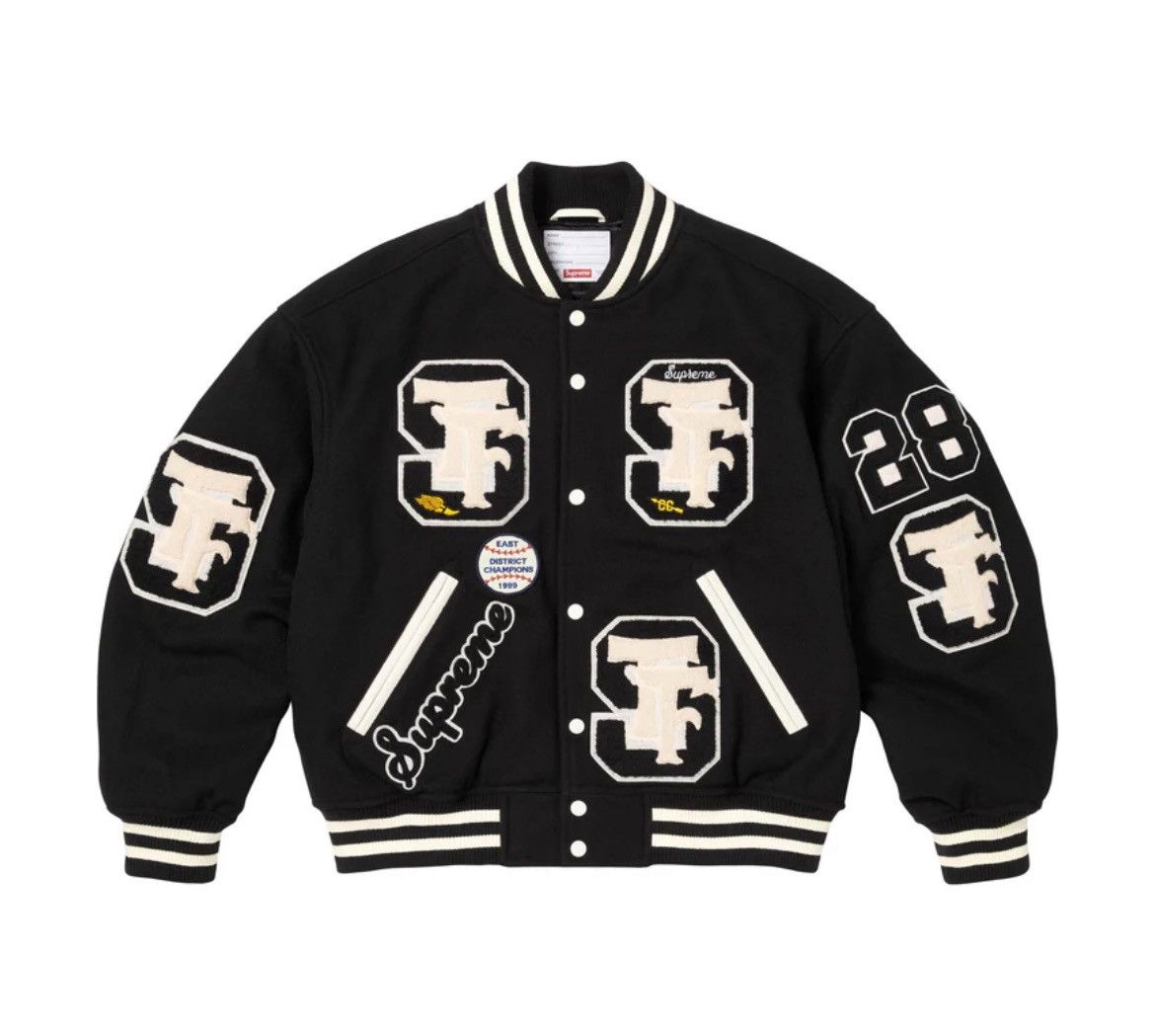 Supreme Supreme Drill Team Varsity Jacket FW25 Size US L / EU 52-54 / 3 - 2 Thumbnail