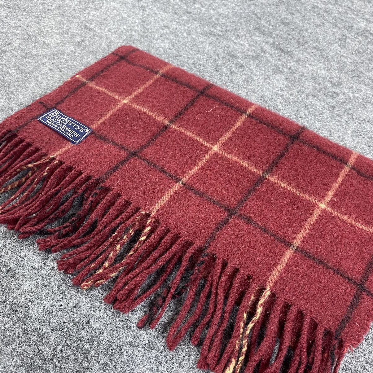 Burberry × Vintage Burberrys Scarf # Muffler # Neckwear # D205 Size ONE SIZE - 9 Thumbnail