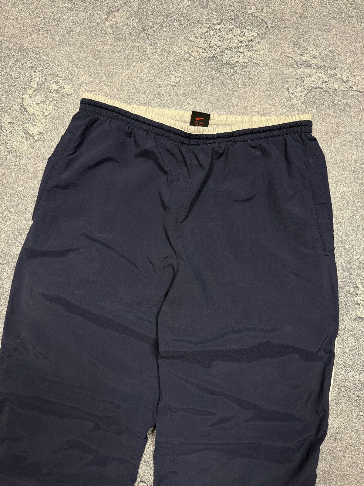 Nike × Vintage Vintage Nike Pants Embroidered Nylon Drill Pants Joggers Y2K Size US 33 - 9 Thumbnail