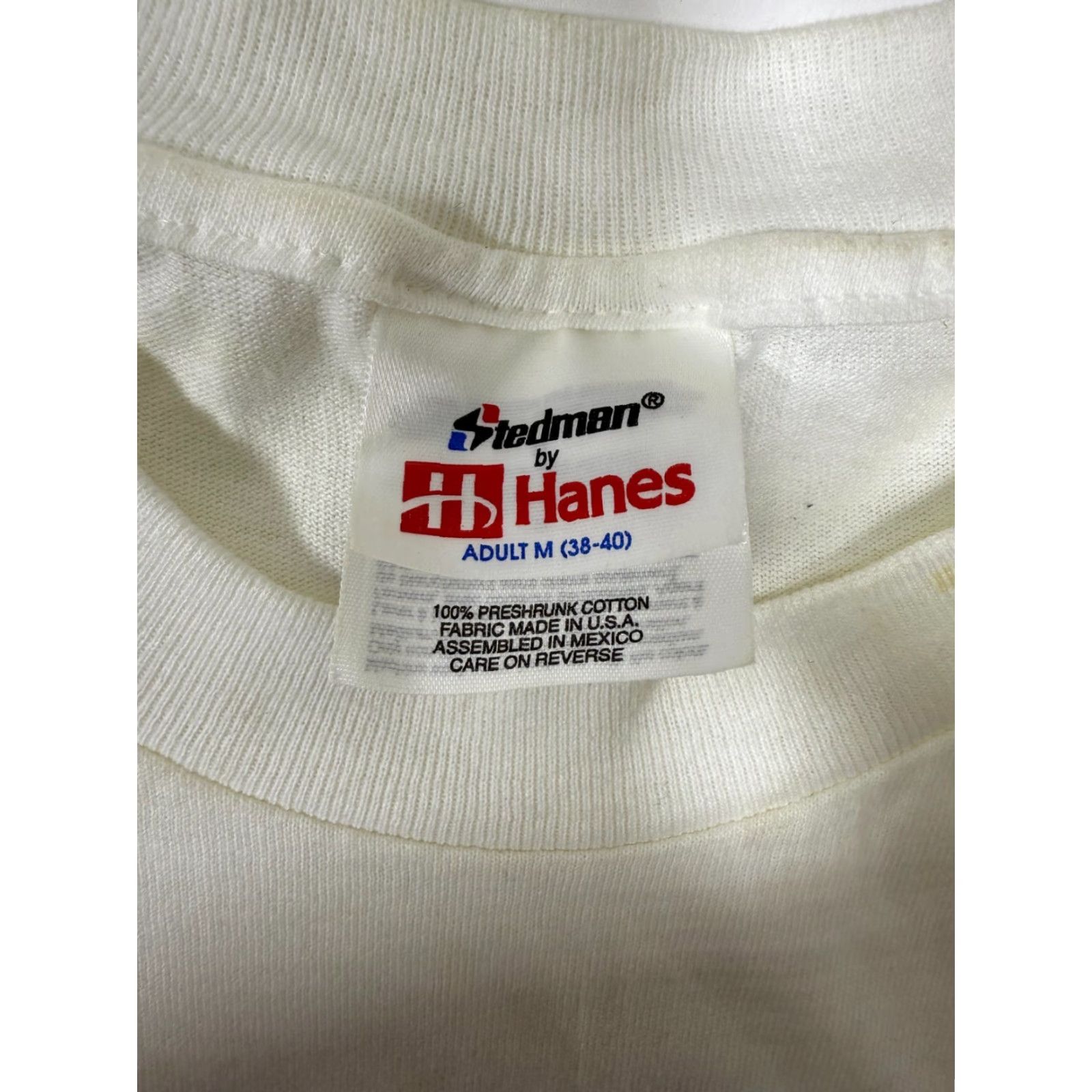 Hanes VINTAGE *NSYNC 90s Concert Tour Double-Sided T-Shirt Hanes XL White Mens Size US XL / EU 56 / 4 - 7 Thumbnail