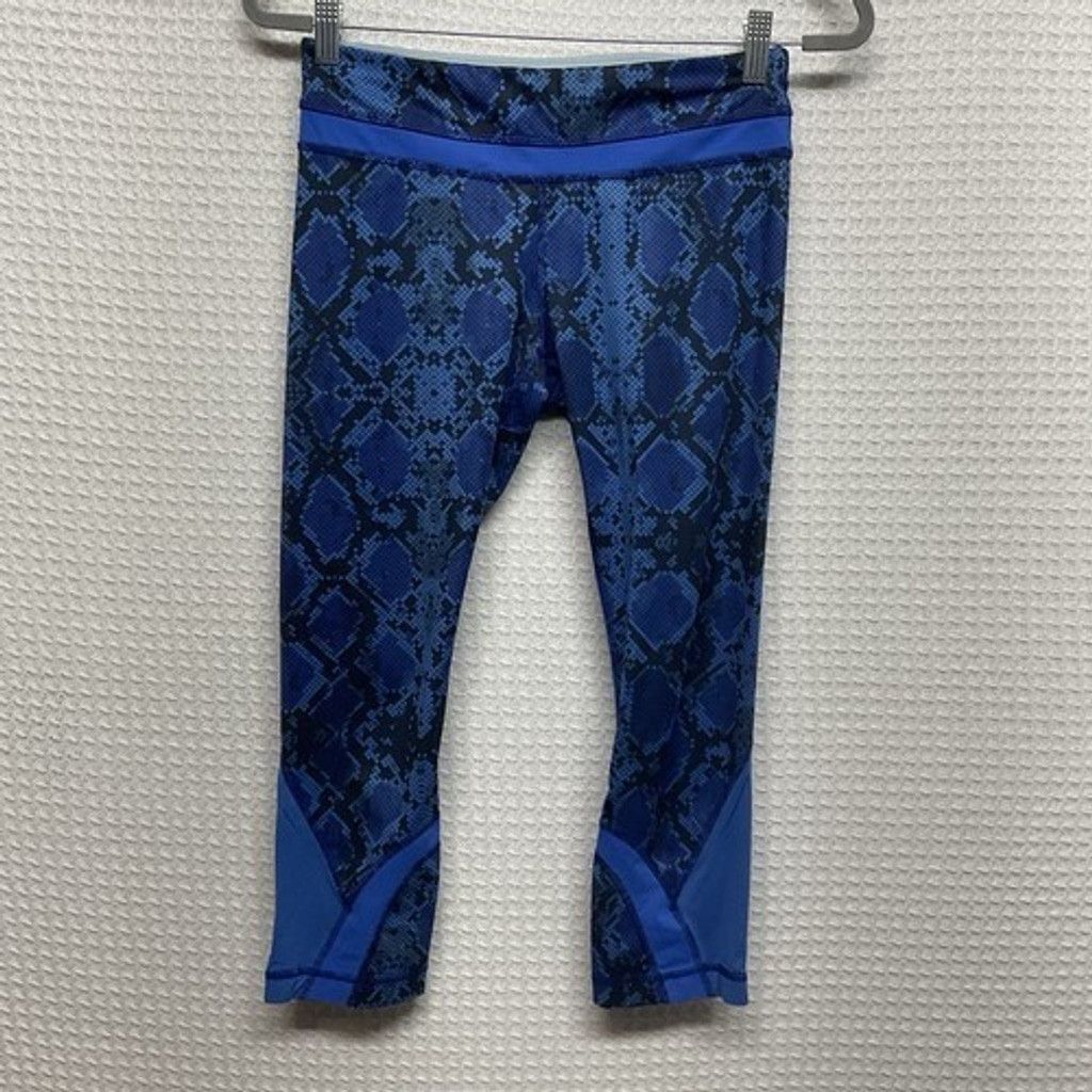 Lululemon Lululemon InspireCapri Mini Ziggy Snake Pipe Leggings Women6 Size 28" / US 6 / IT 42 - 5 Thumbnail