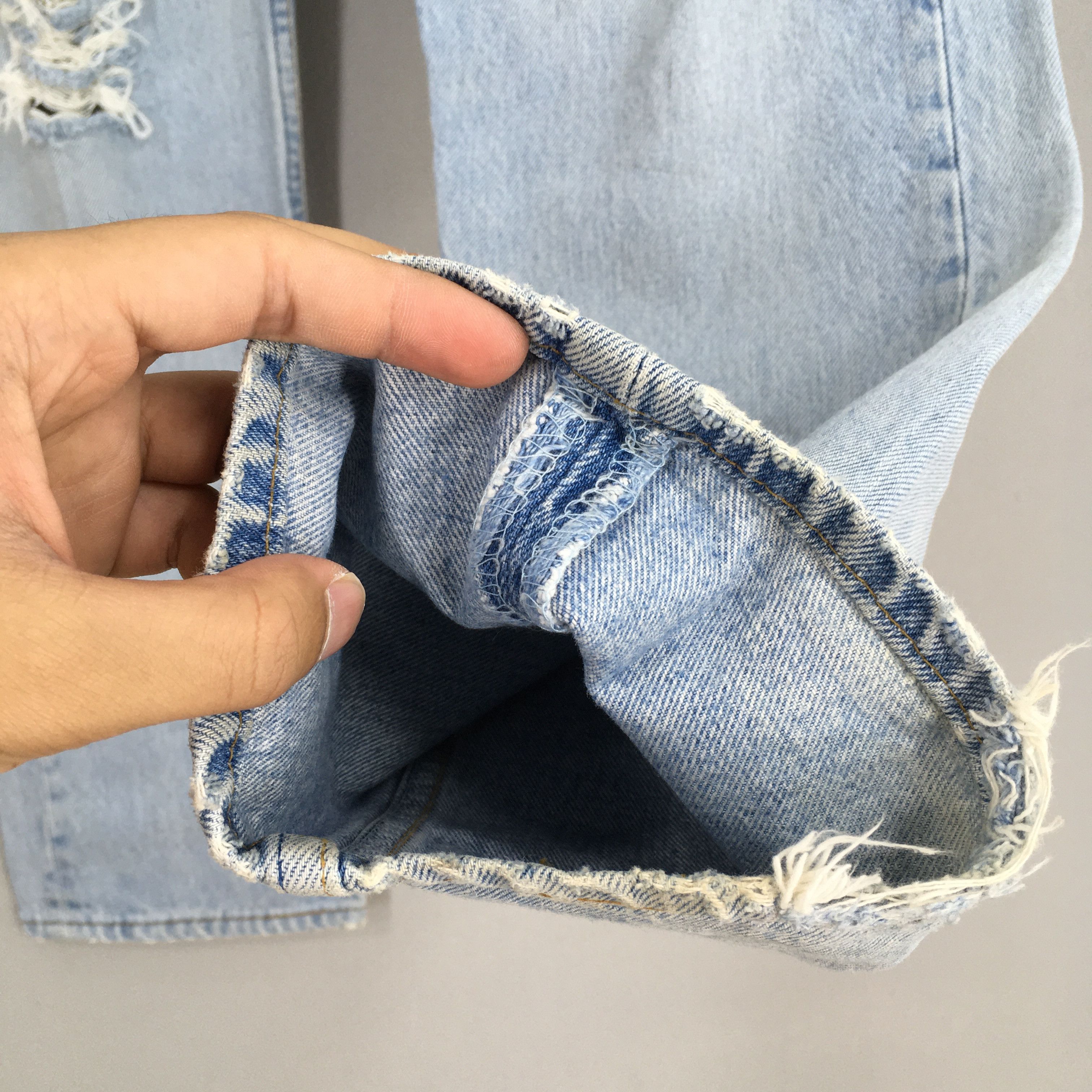 Levi's Size 30x31.5 Vintage 90s Levi's 501 Stonewash Jeans S1875 Size 30" / US 8 / IT 44 - 5 Thumbnail