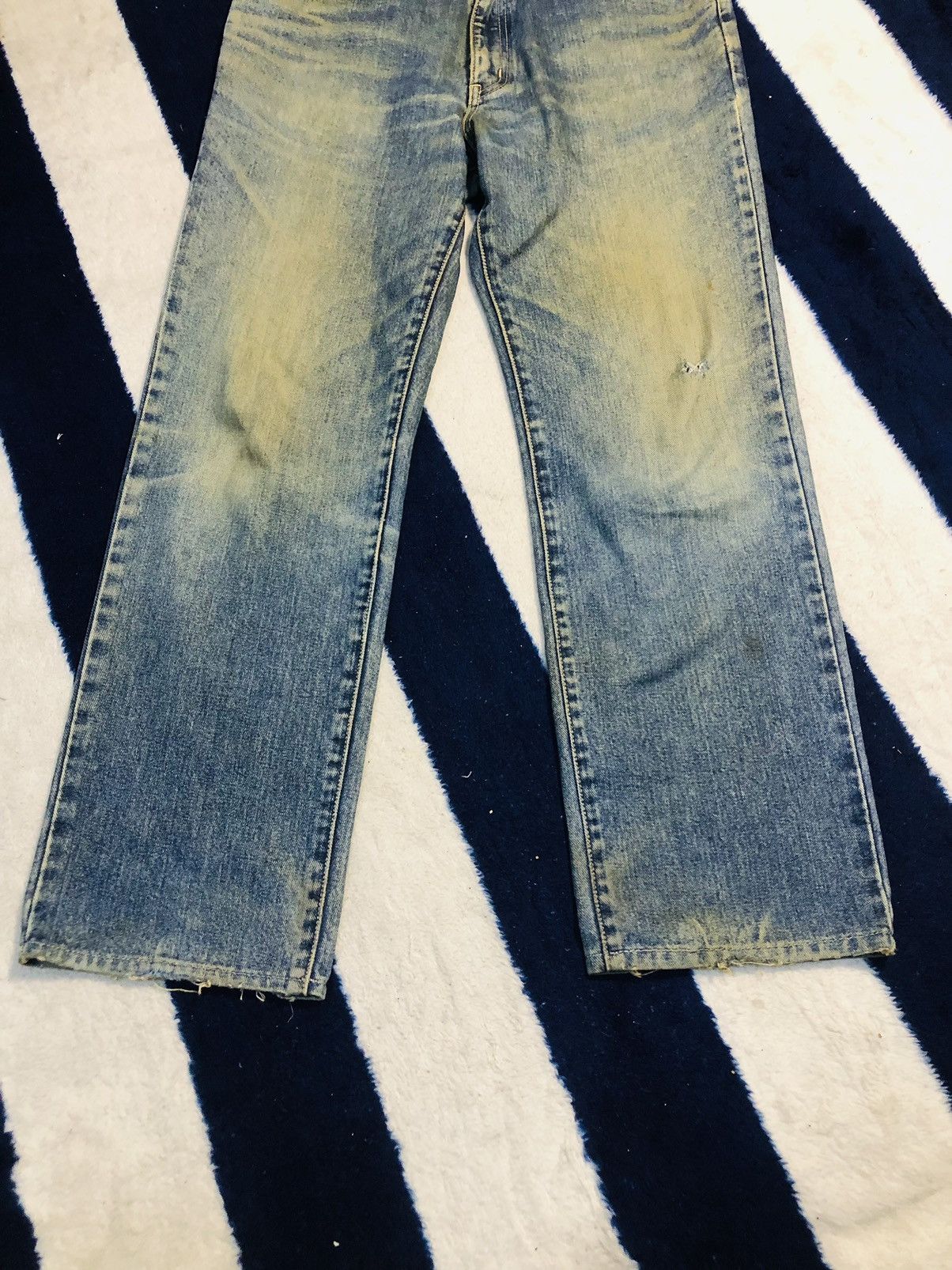 Edwin × Japanese Brand Edwin Distressed Jeans (1) Size US 31 - 4 Thumbnail