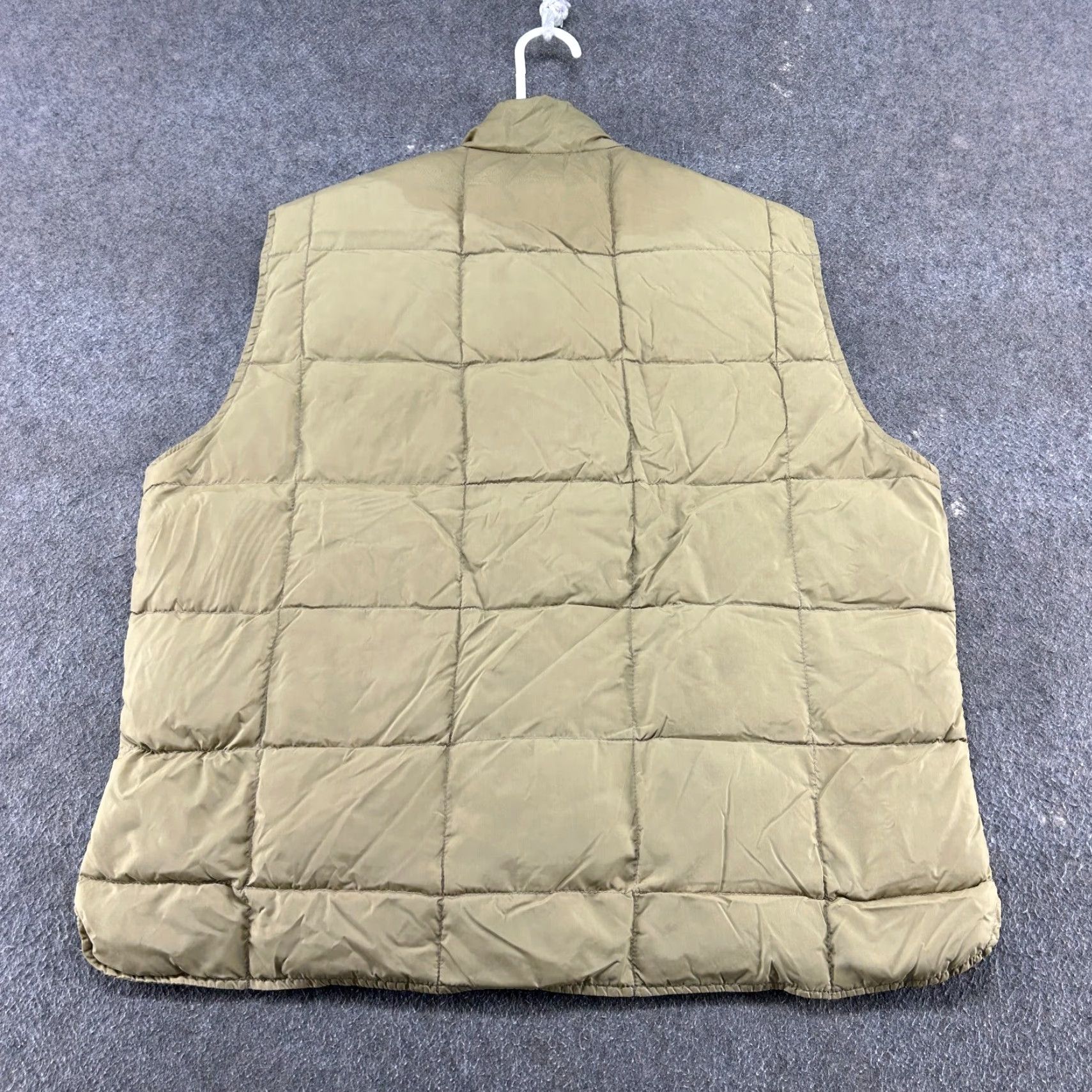 Vintage VINTAGE Tempco Vest Mens XL Brown Puffer Quilted Goose Down Insulated Snap 80s 90s - Reversible, Down, Winter, Casual Mens Size US XL / EU 56 / 4 - 7 Thumbnail