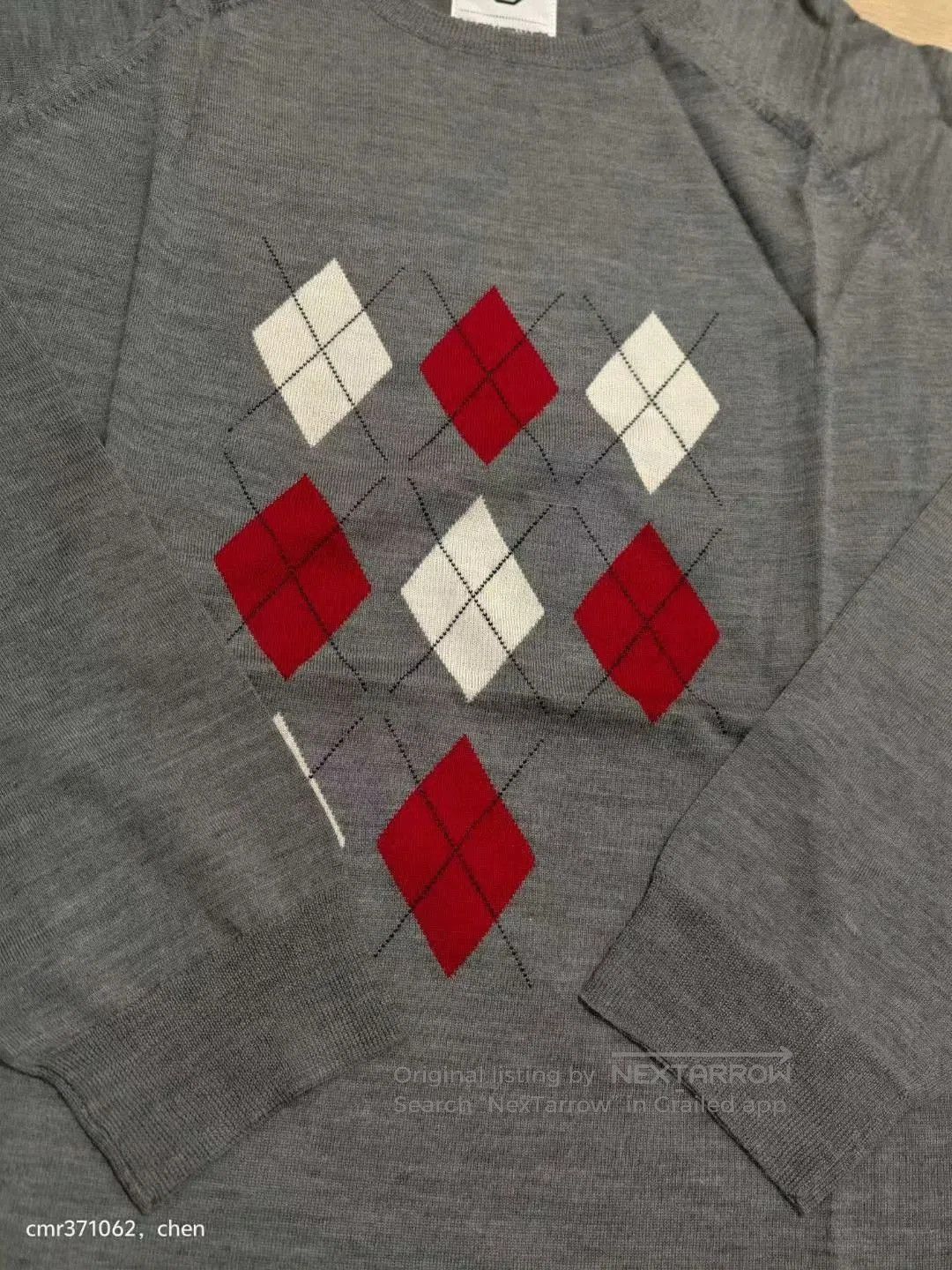 Visvim visvim diamante crew neck knit. Size US L / EU 52-54 / 3 - 4 Thumbnail