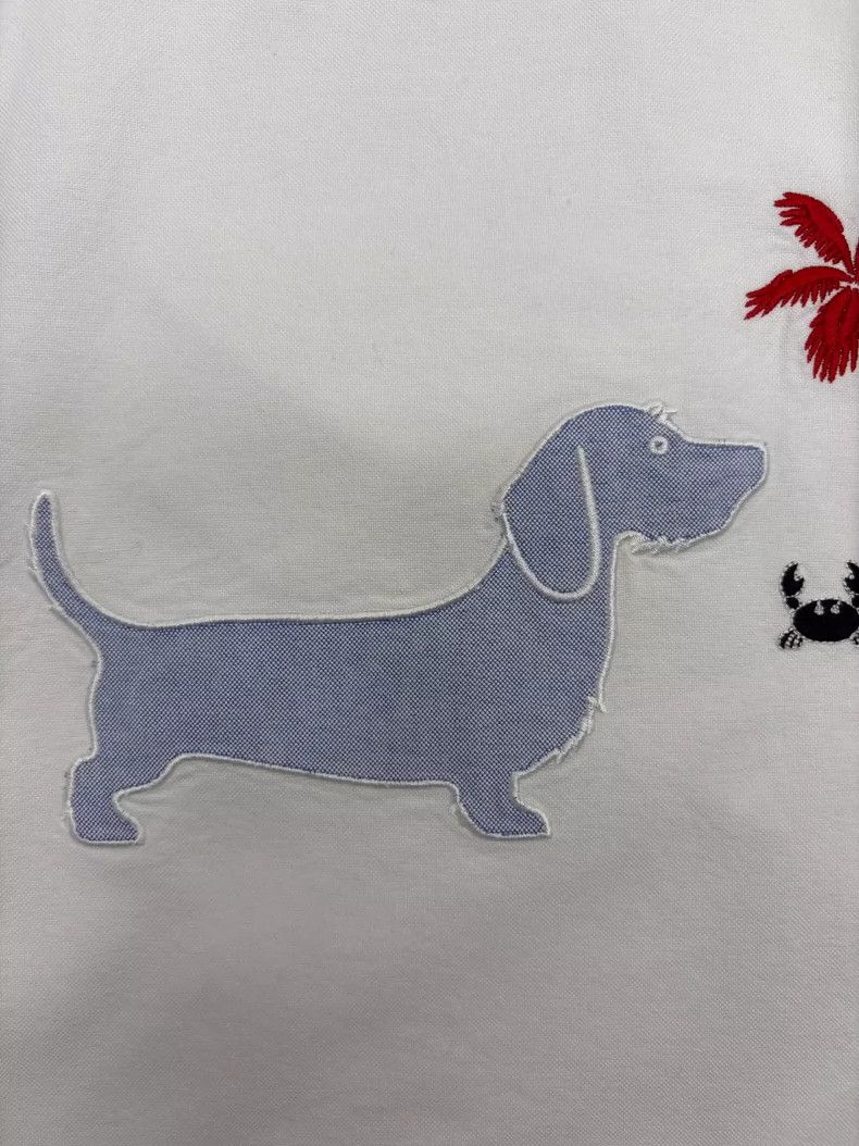 Thom Browne Thom Browne Dog embroidered shirt Size US S / EU 44-46 / 1 - 4 Thumbnail